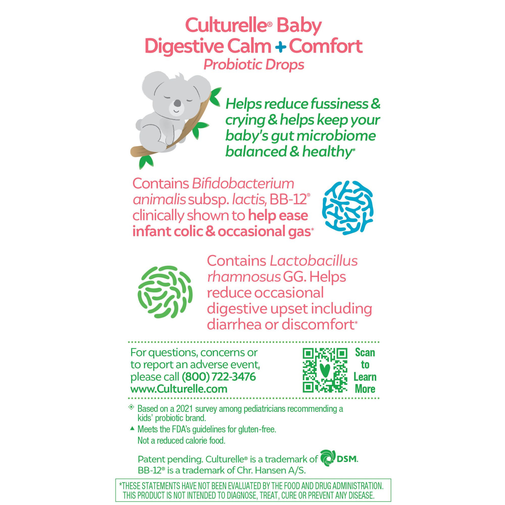 Culturelle Baby Digestive Calm + Comfort Probiotic Drops