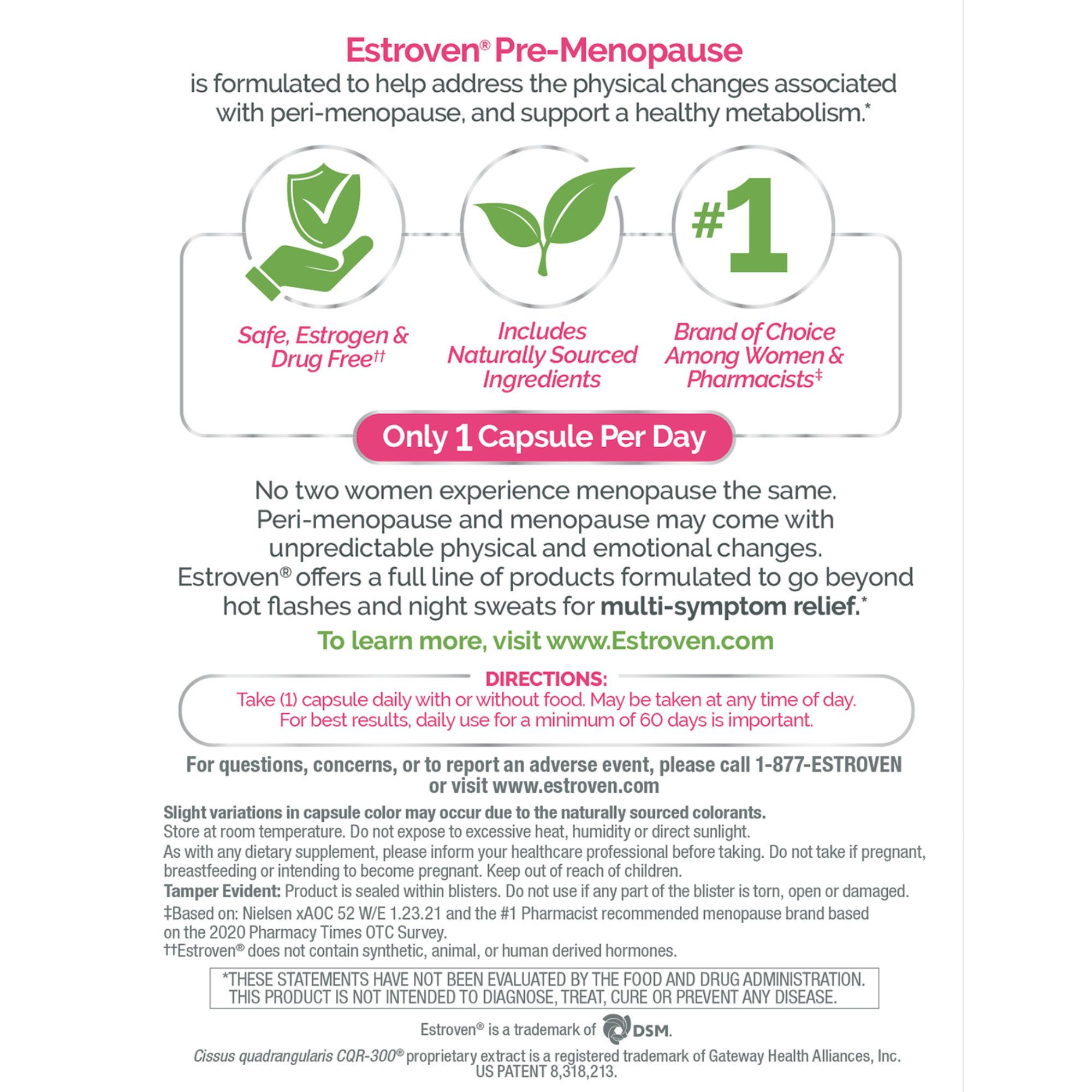Estroven Menopause Relief & Weight Management
