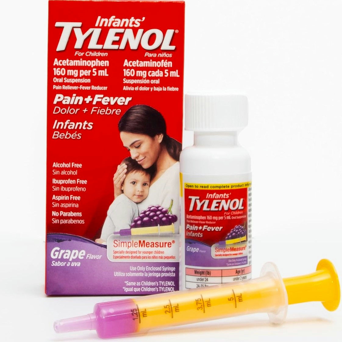 Tylenol Infants' Pain + Fever Oral Suspension