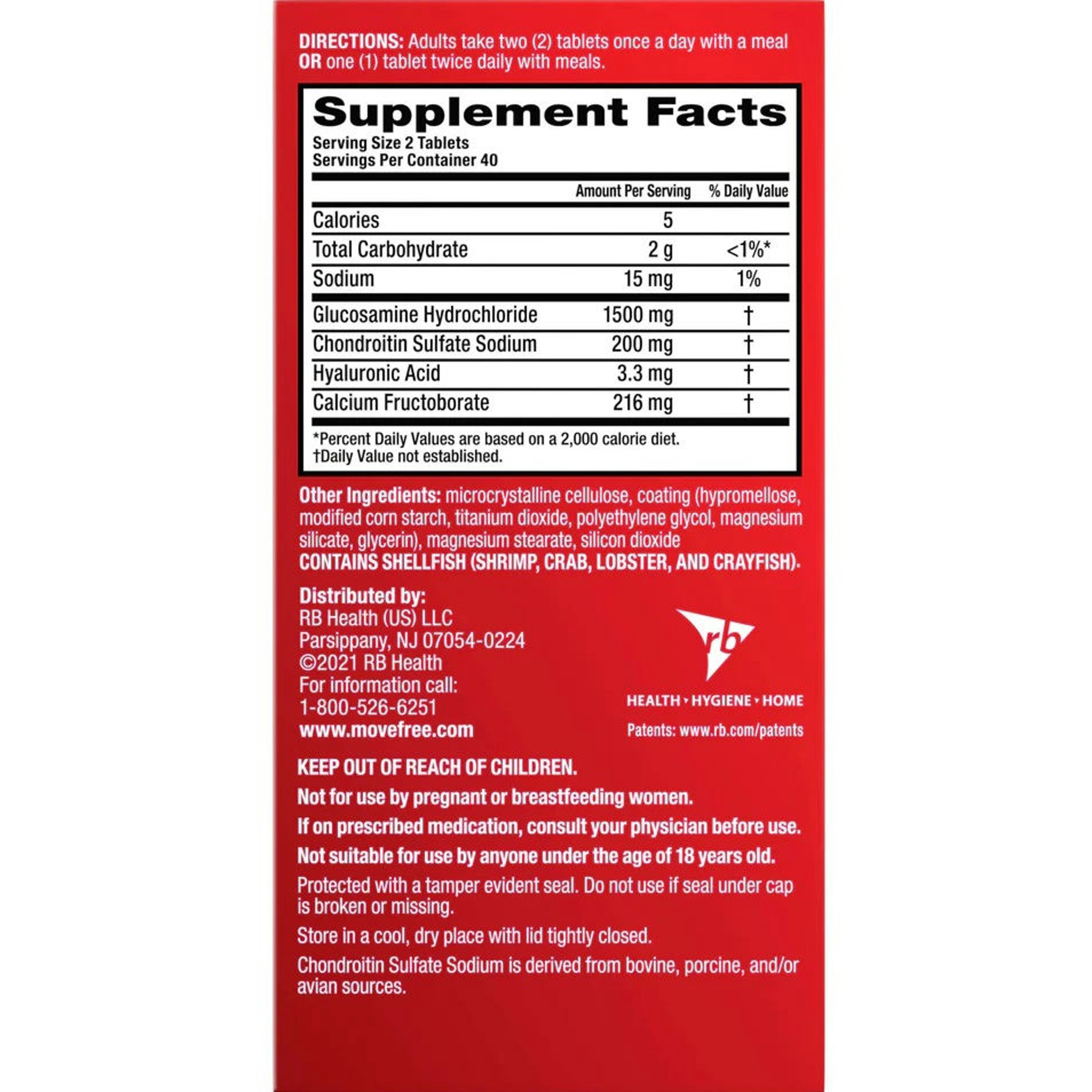 Schiff Move Free Advanced Joint Health Tablets