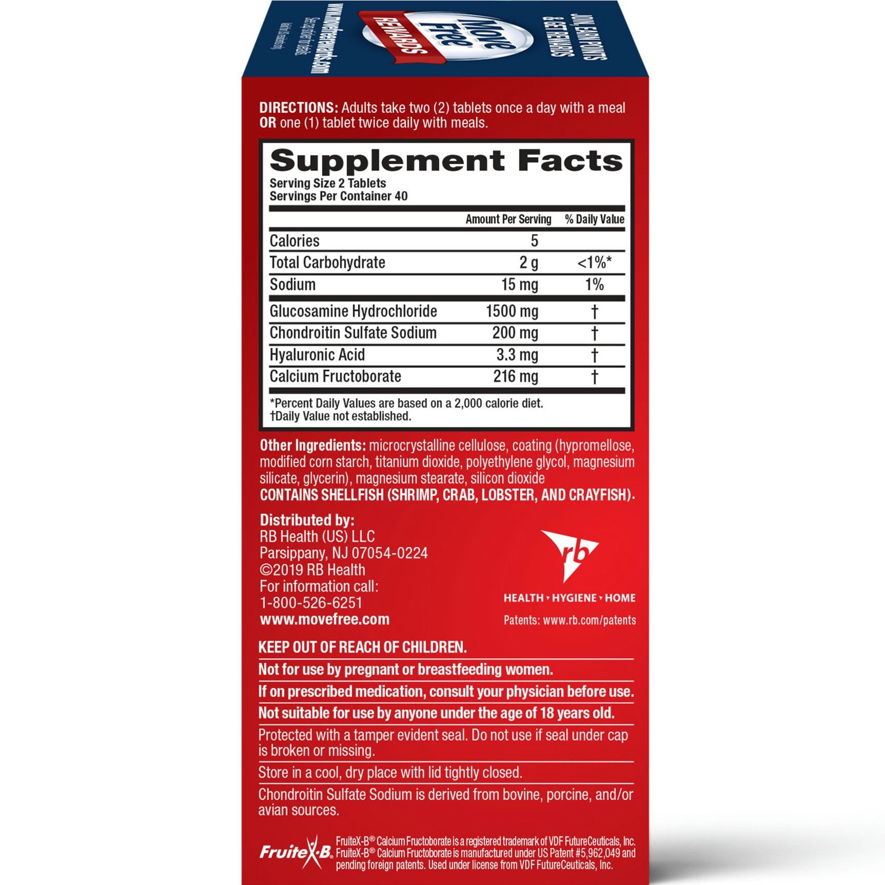 Schiff Move Free Advanced Joint Health Tablets with MSM & Vitamin D