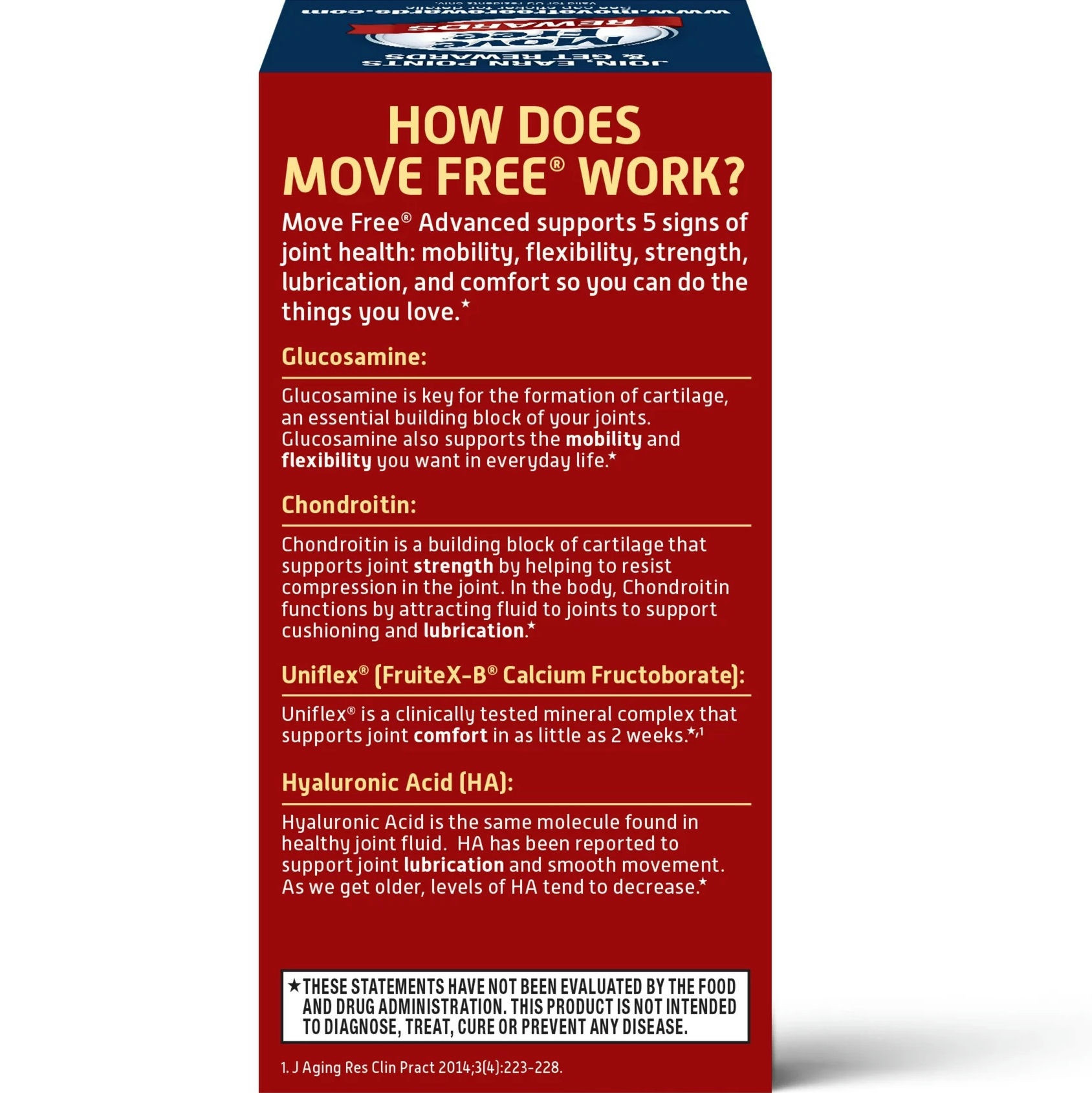 Schiff Move Free Advanced Joint Health Tablets with MSM & Vitamin D