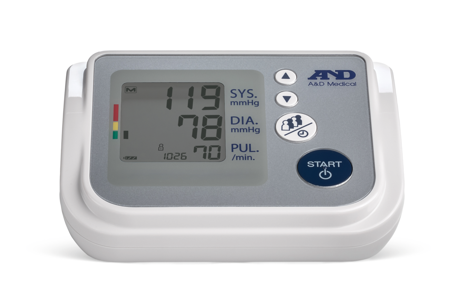 A&D Medical Multi-User Upper Arm Automatic Blood Pressure Monitor with AccuFit Plus Wide Range Cuff