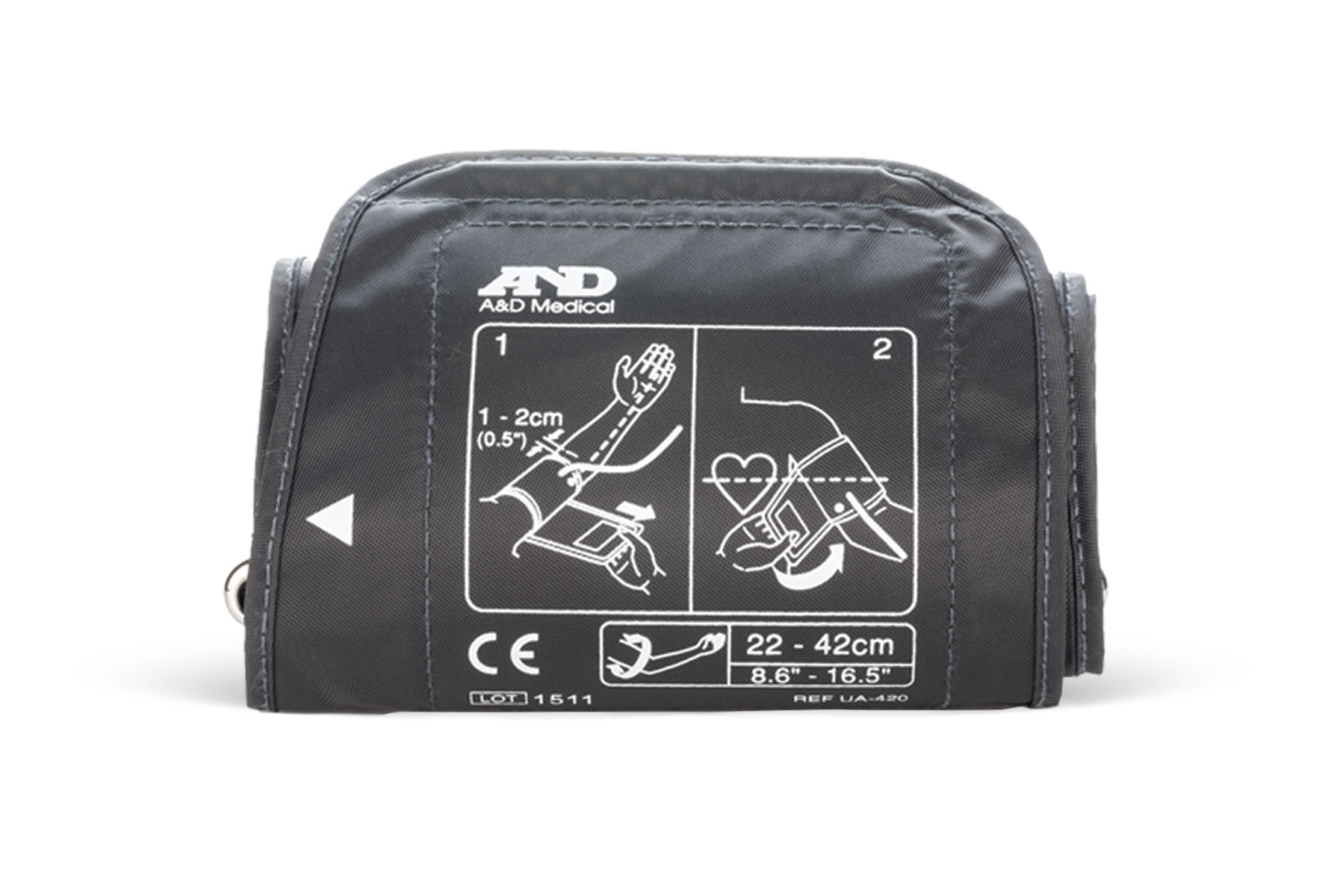 A&D Medical Multi-User Upper Arm Automatic Blood Pressure Monitor with AccuFit Plus Wide Range Cuff