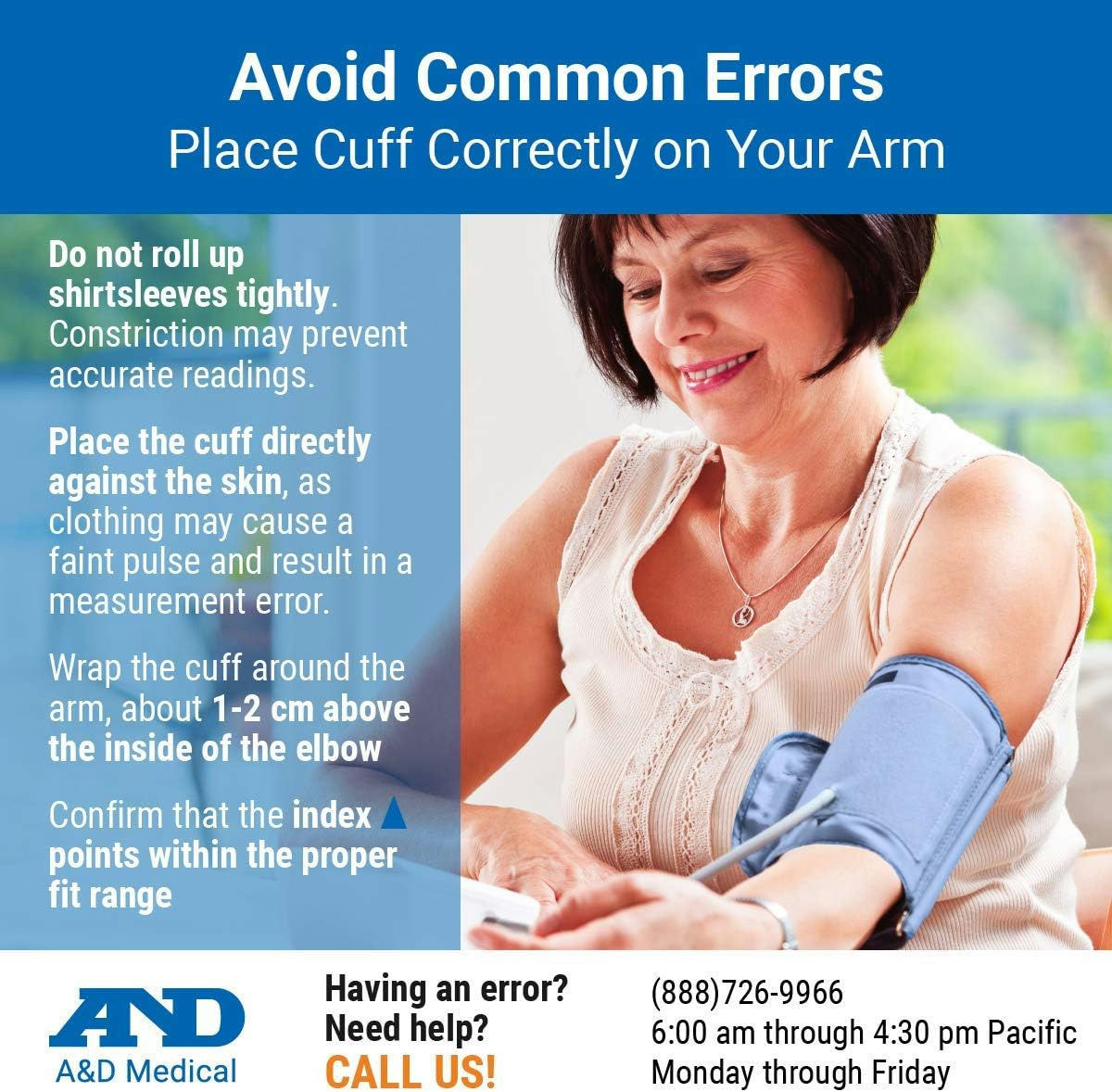 A&D Medical Upper Arm Blood Pressure Monitor