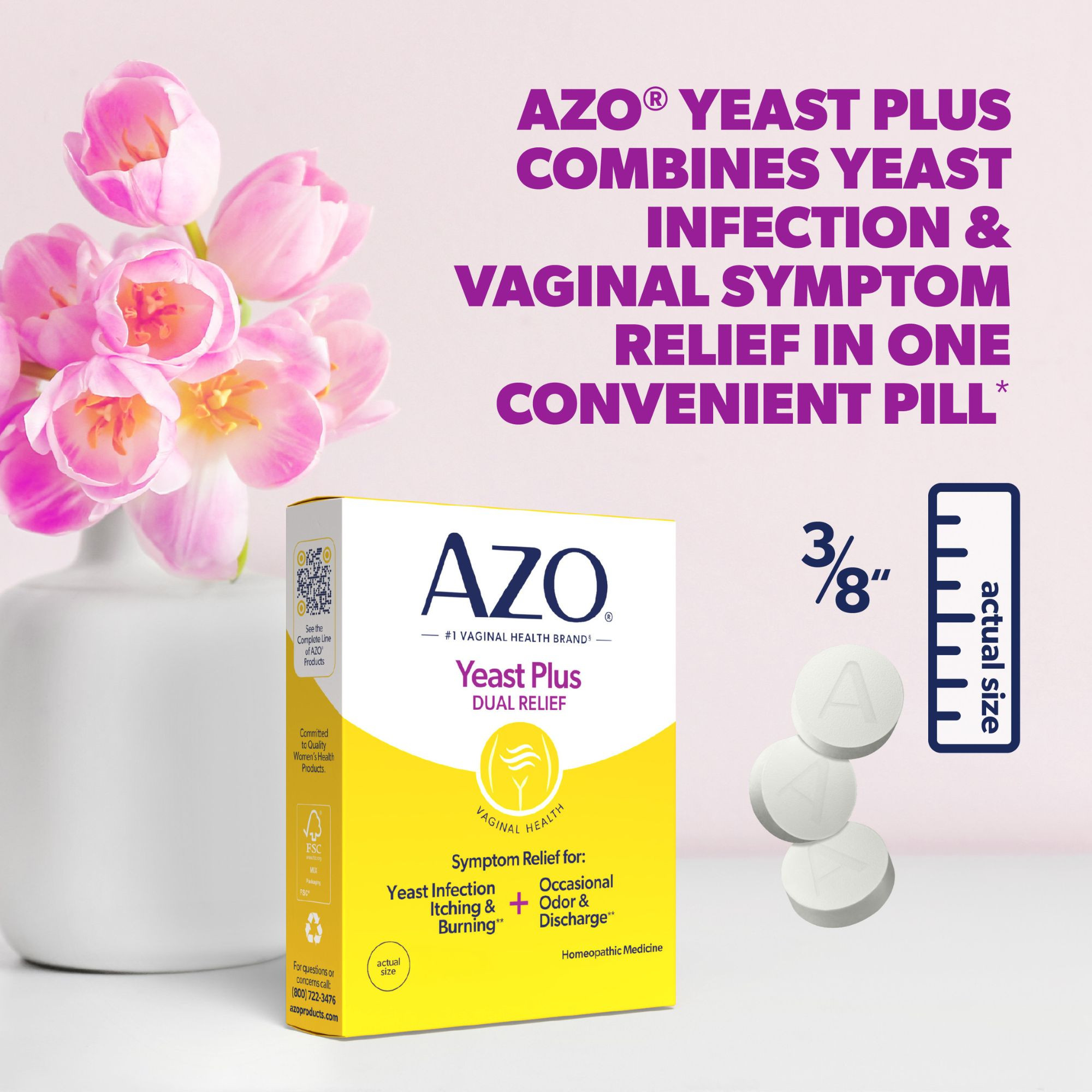 AZO Yeast Plus Tablets