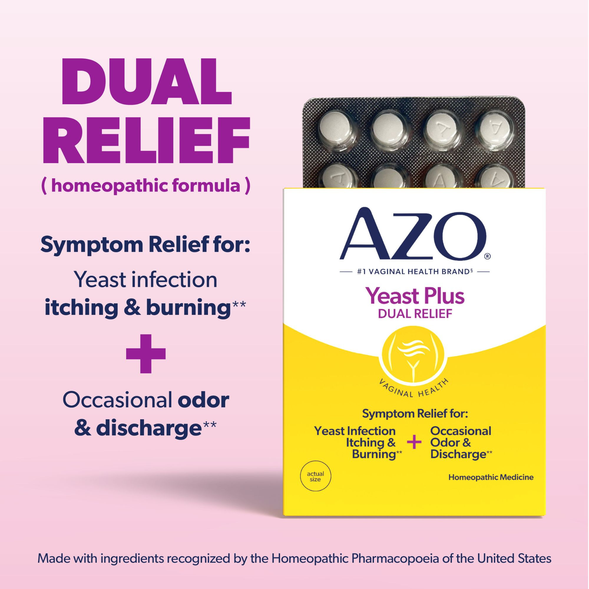AZO Yeast Plus Tablets