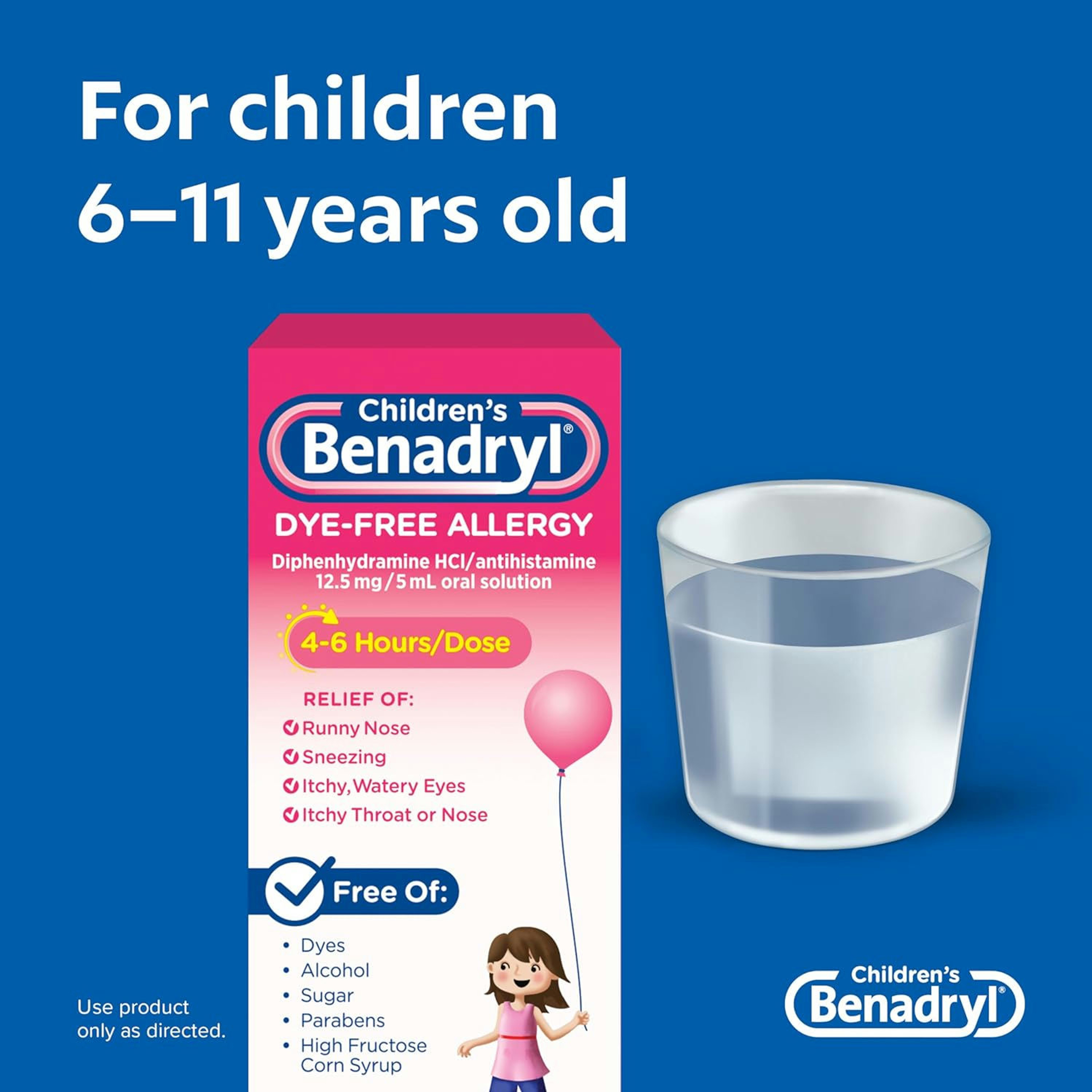 Benadryl Children's Dye-Free Allergy Oral Solution
