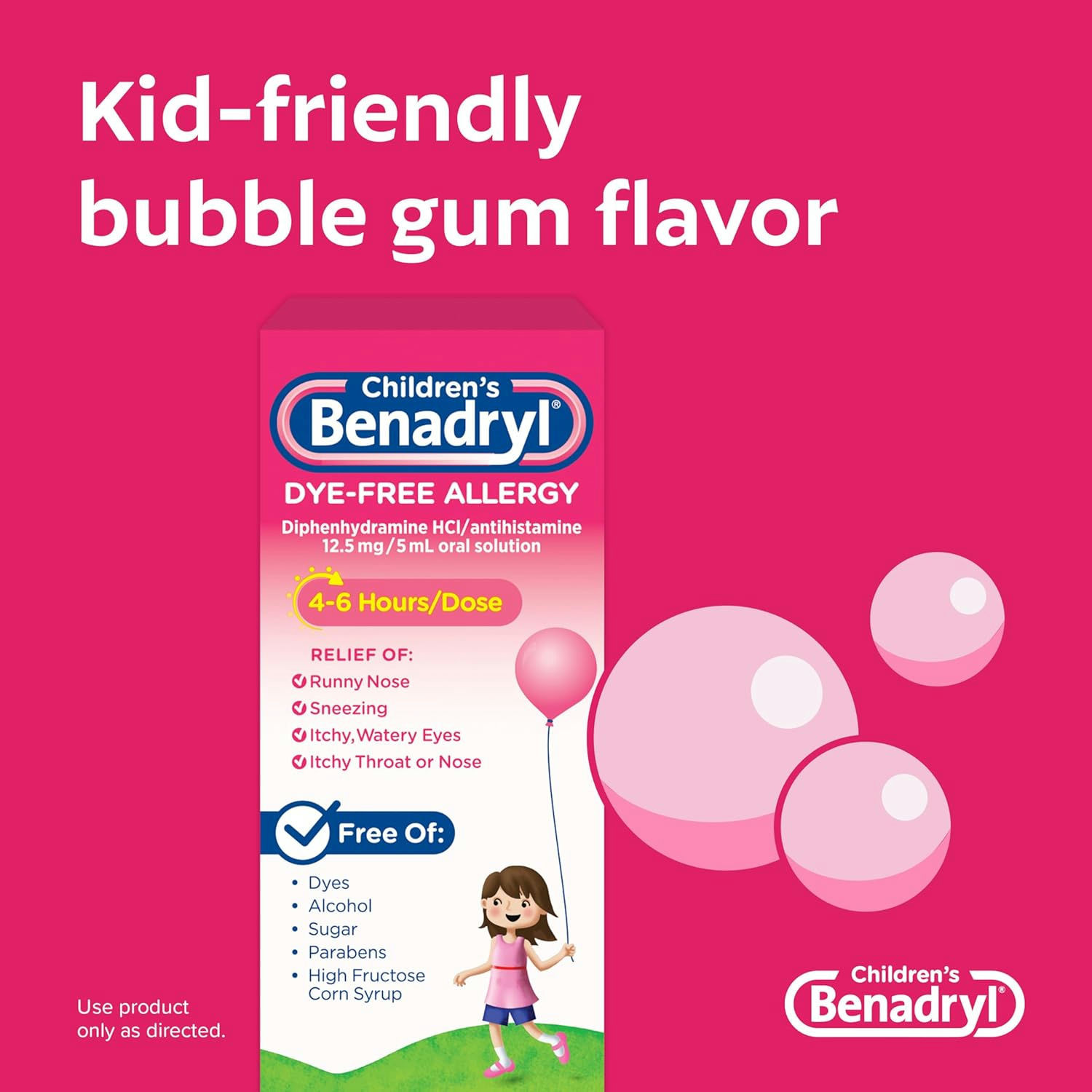 Benadryl Children's Dye-Free Allergy Oral Solution