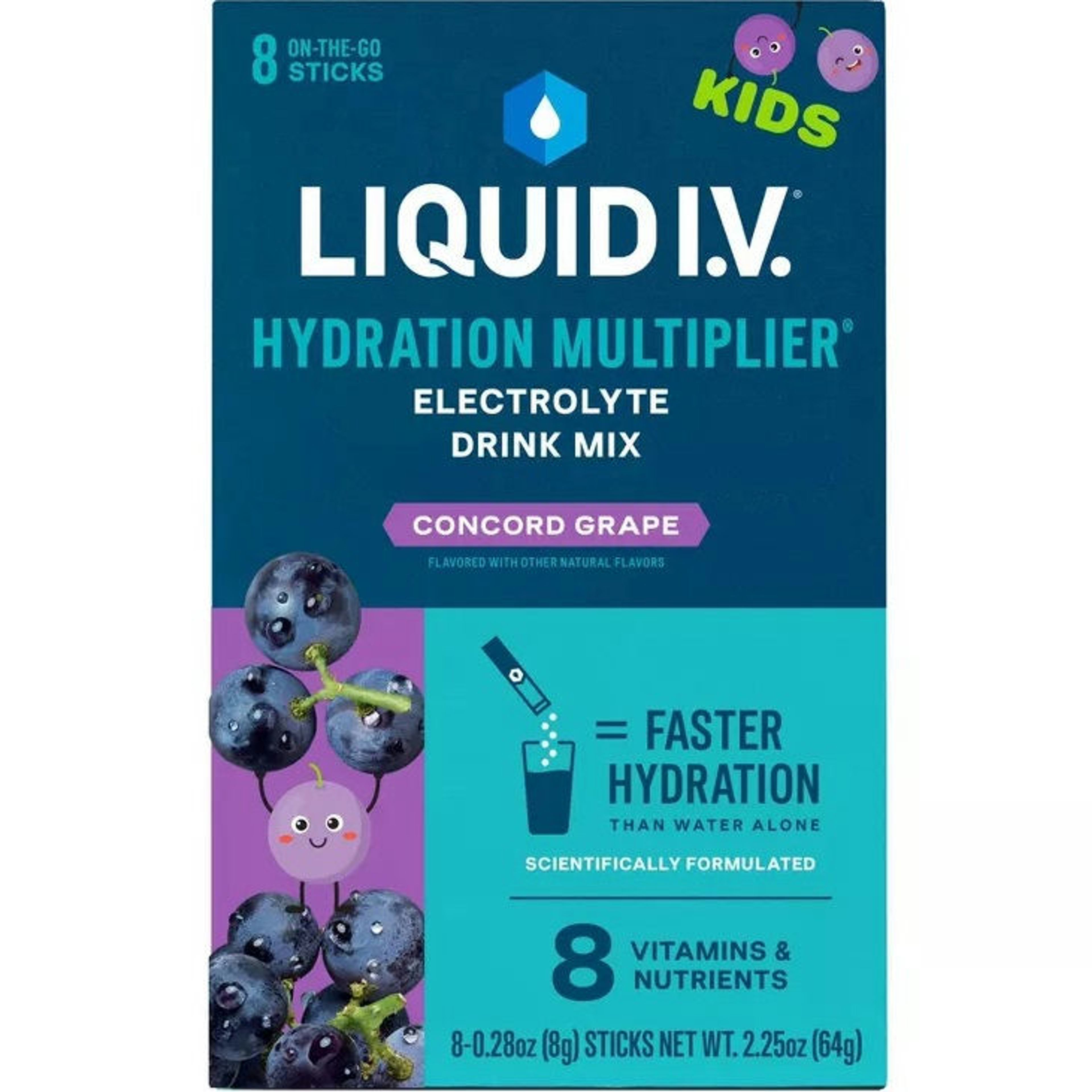 Liquid I.V. Kids' Hydration Multiplier Electrolyte Drink Mix