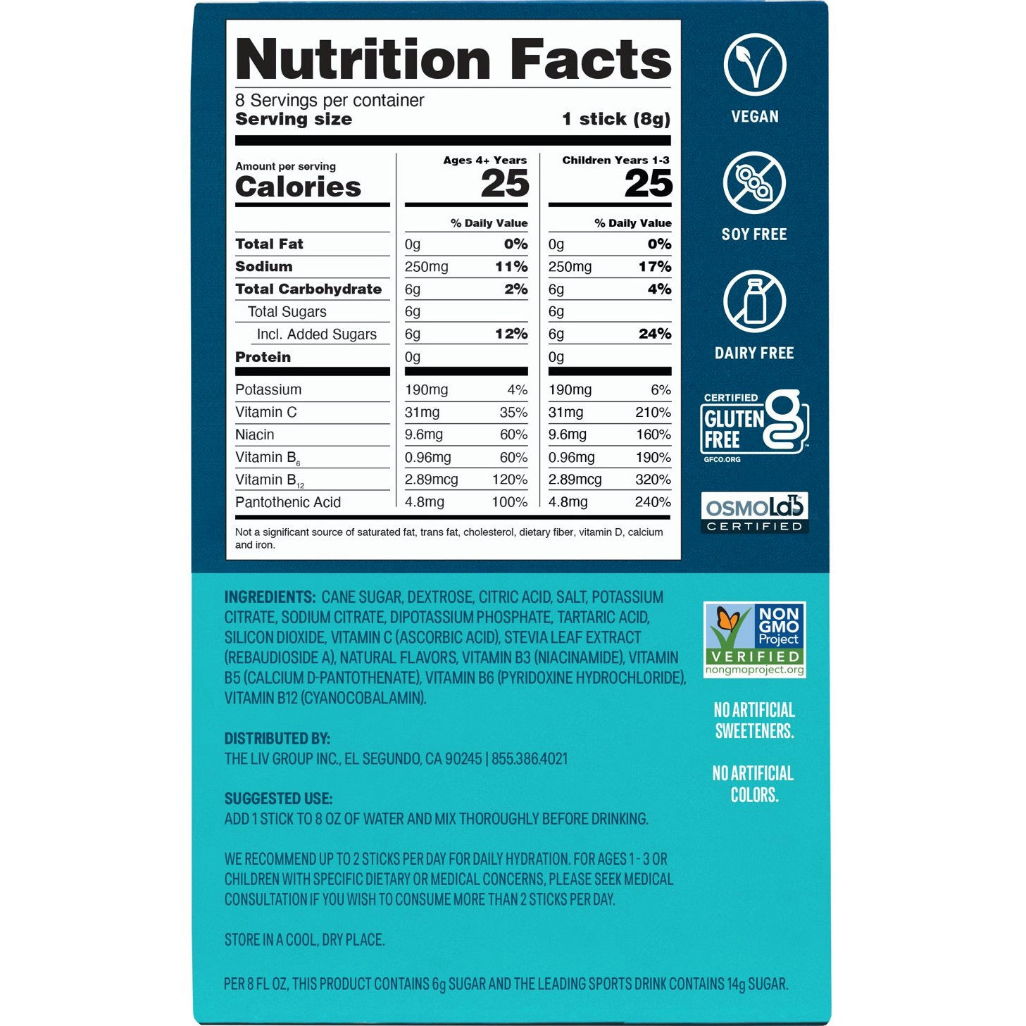 Liquid I.V. Kids' Hydration Multiplier Electrolyte Drink Mix