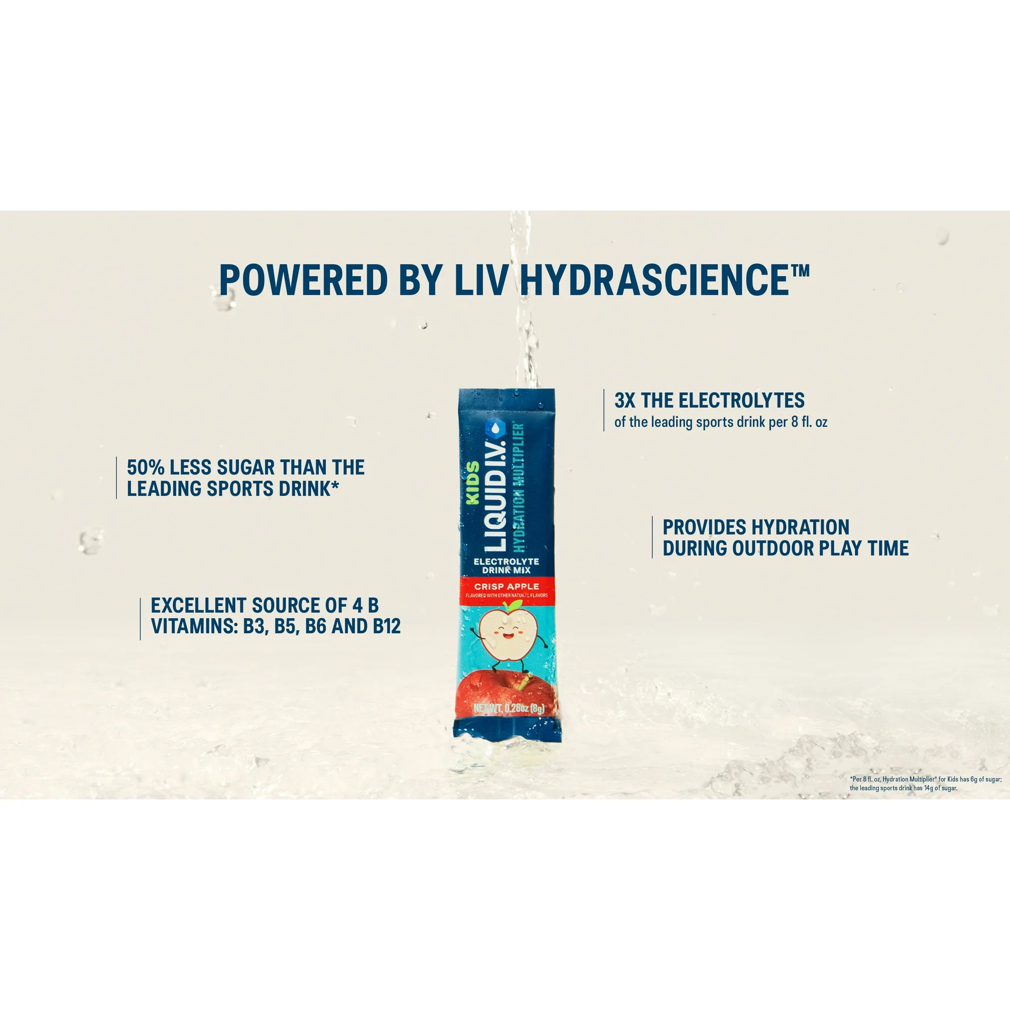 Liquid I.V. Kids' Hydration Multiplier Electrolyte Drink Mix