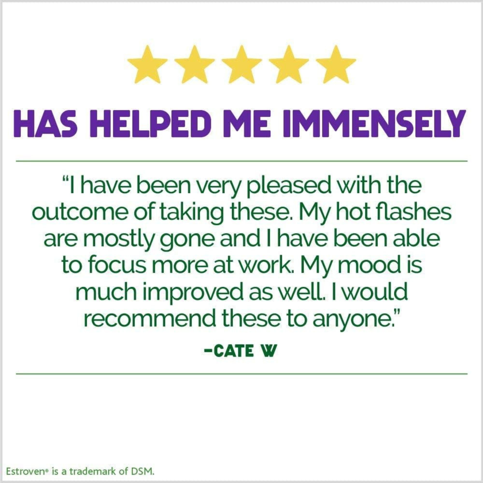 Estroven Menopause Relief with Mood Boost