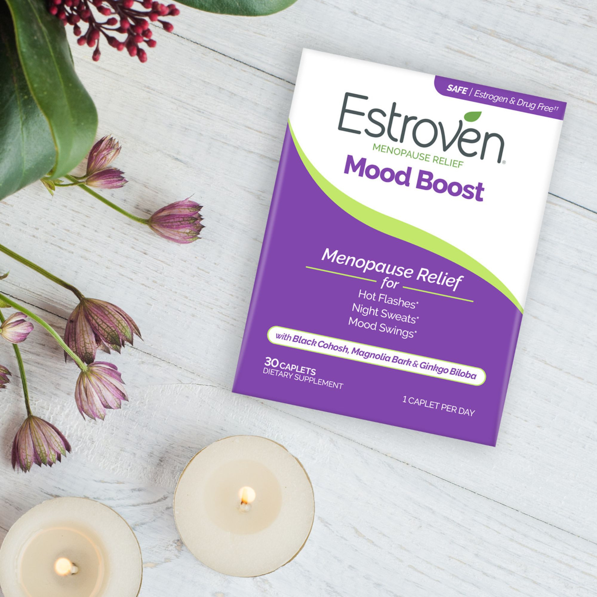 Estroven Menopause Relief with Mood Boost