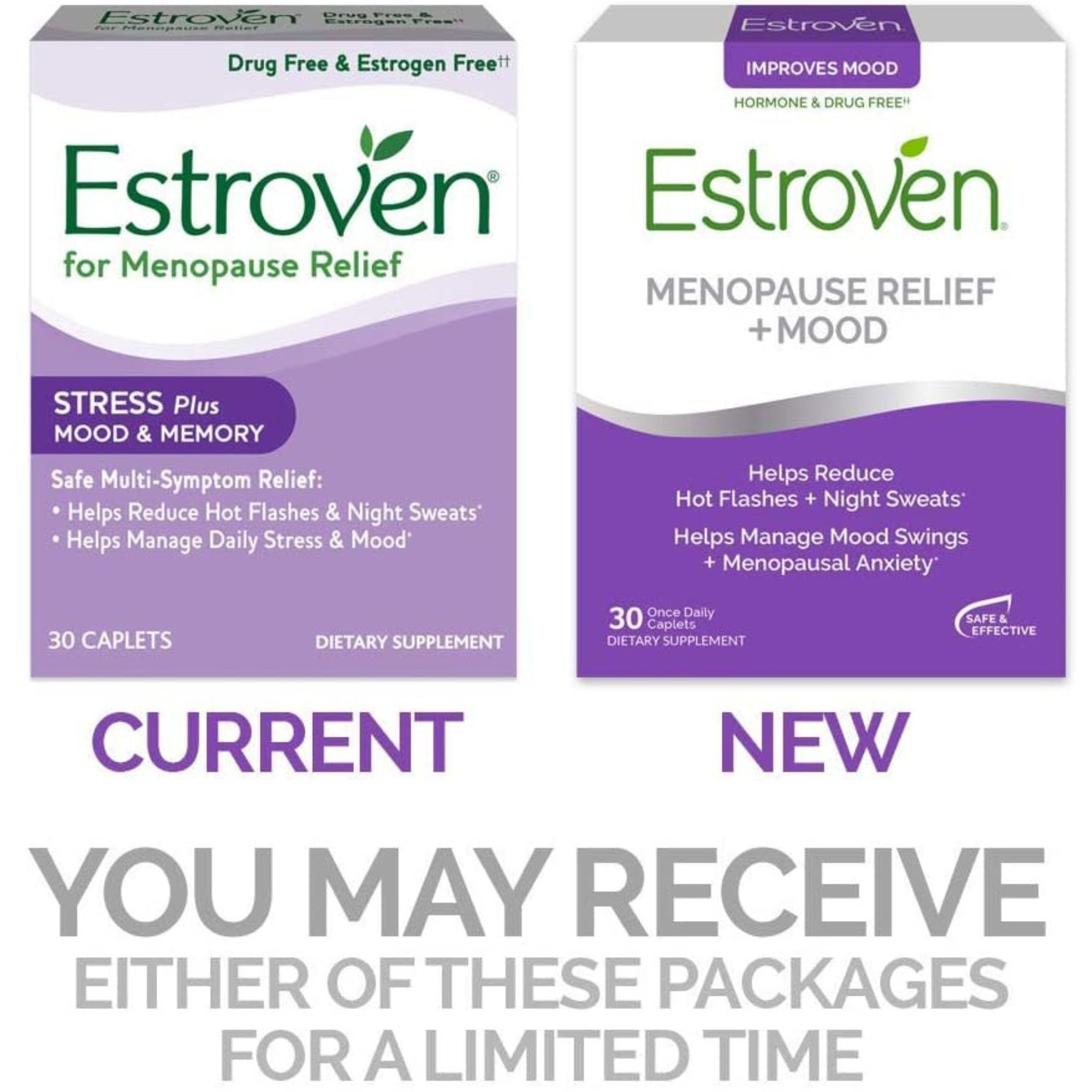 Estroven Menopause Relief with Mood Boost