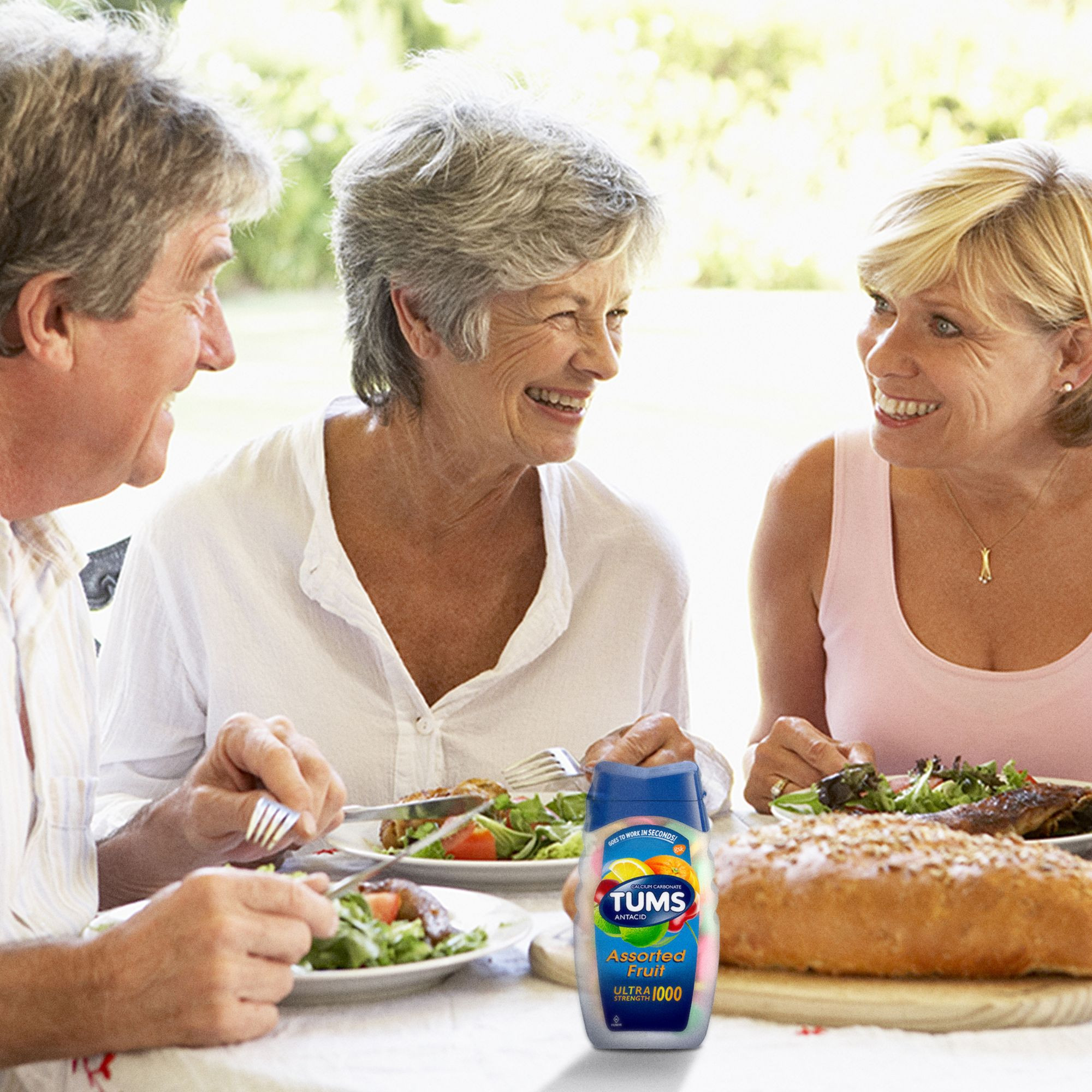 Tums Antacid Ultra Strength Chewable Tablets for Heartburn & Acid Indigestion Relief