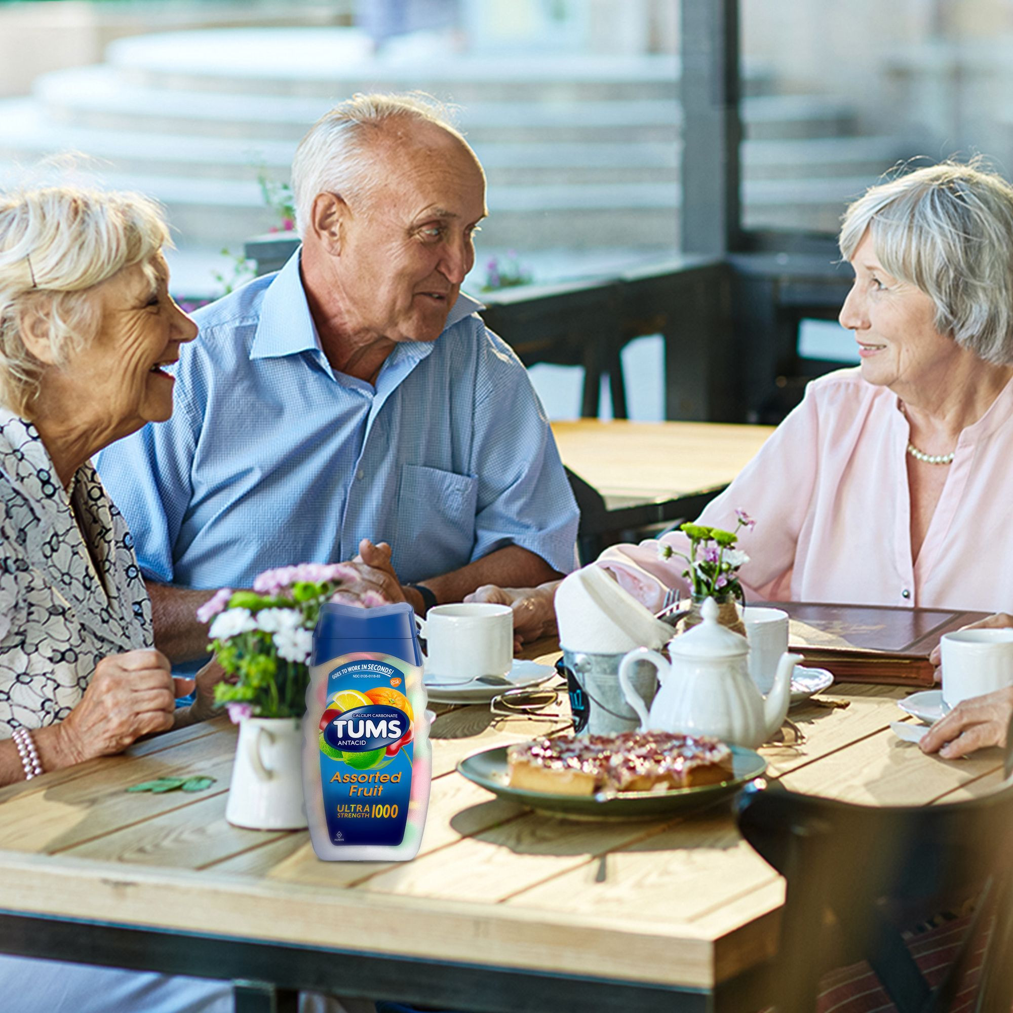 Tums Antacid Ultra Strength Chewable Tablets for Heartburn & Acid Indigestion Relief