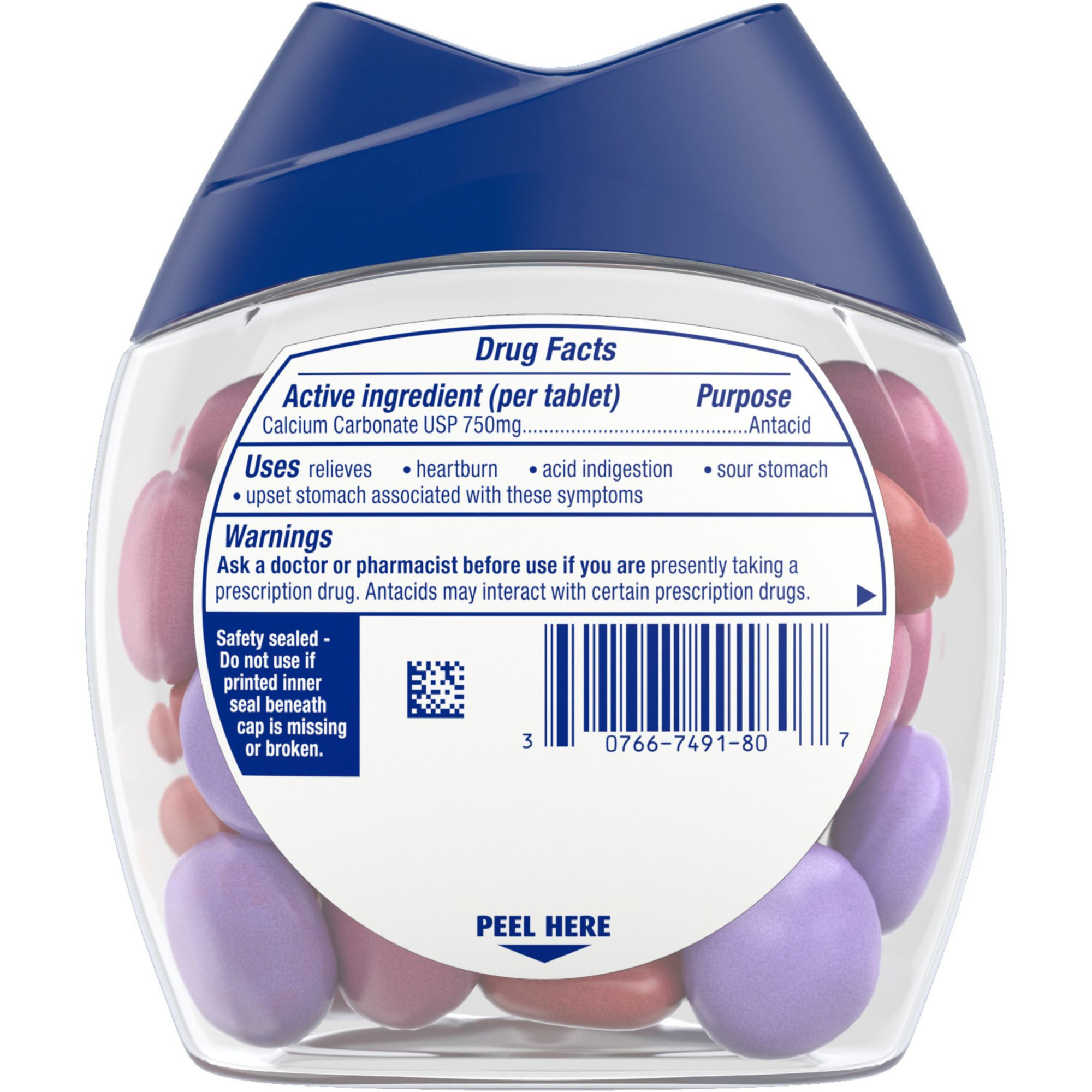 Tums Antiacid Chewy Bites Extra Strength