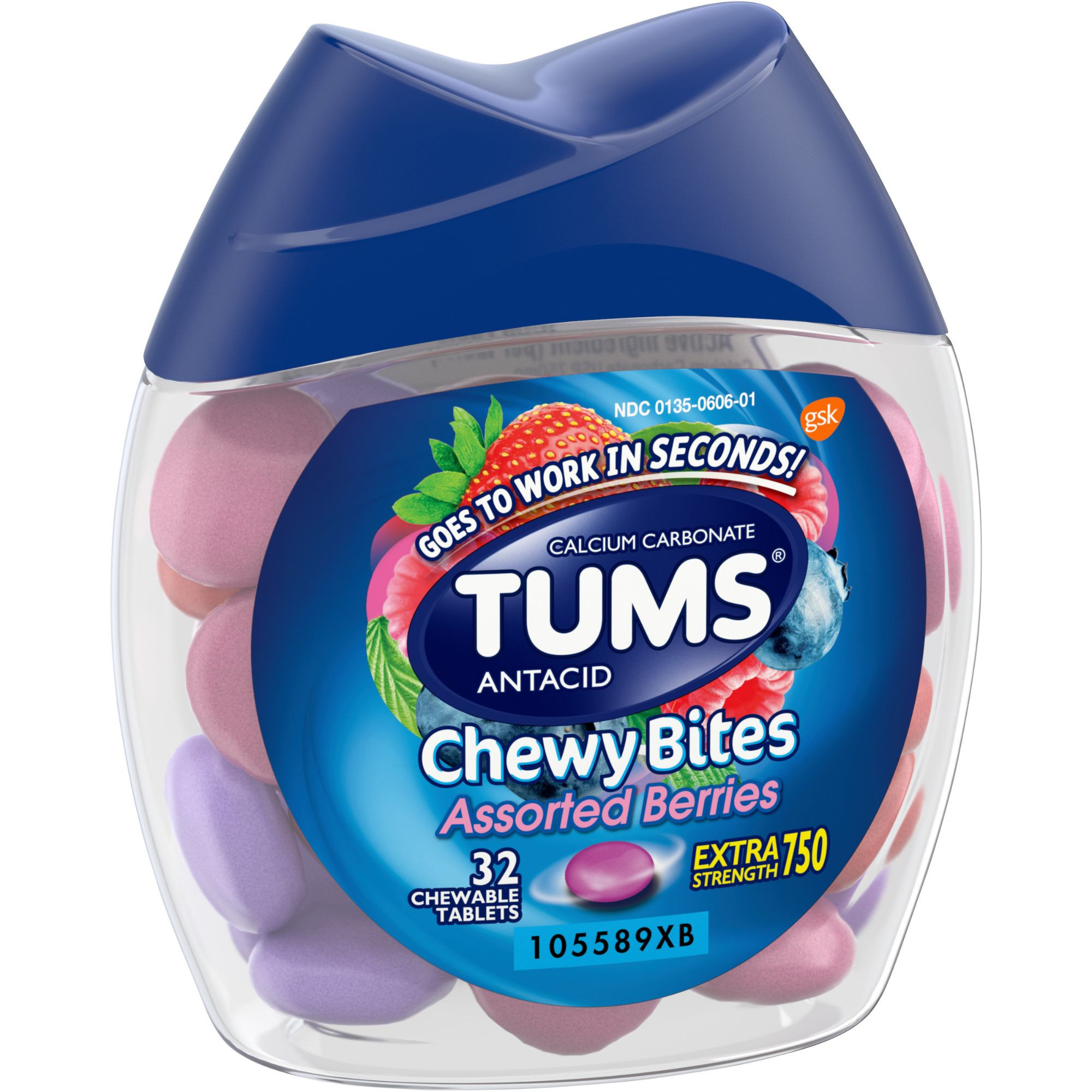 Tums Antiacid Chewy Bites Extra Strength