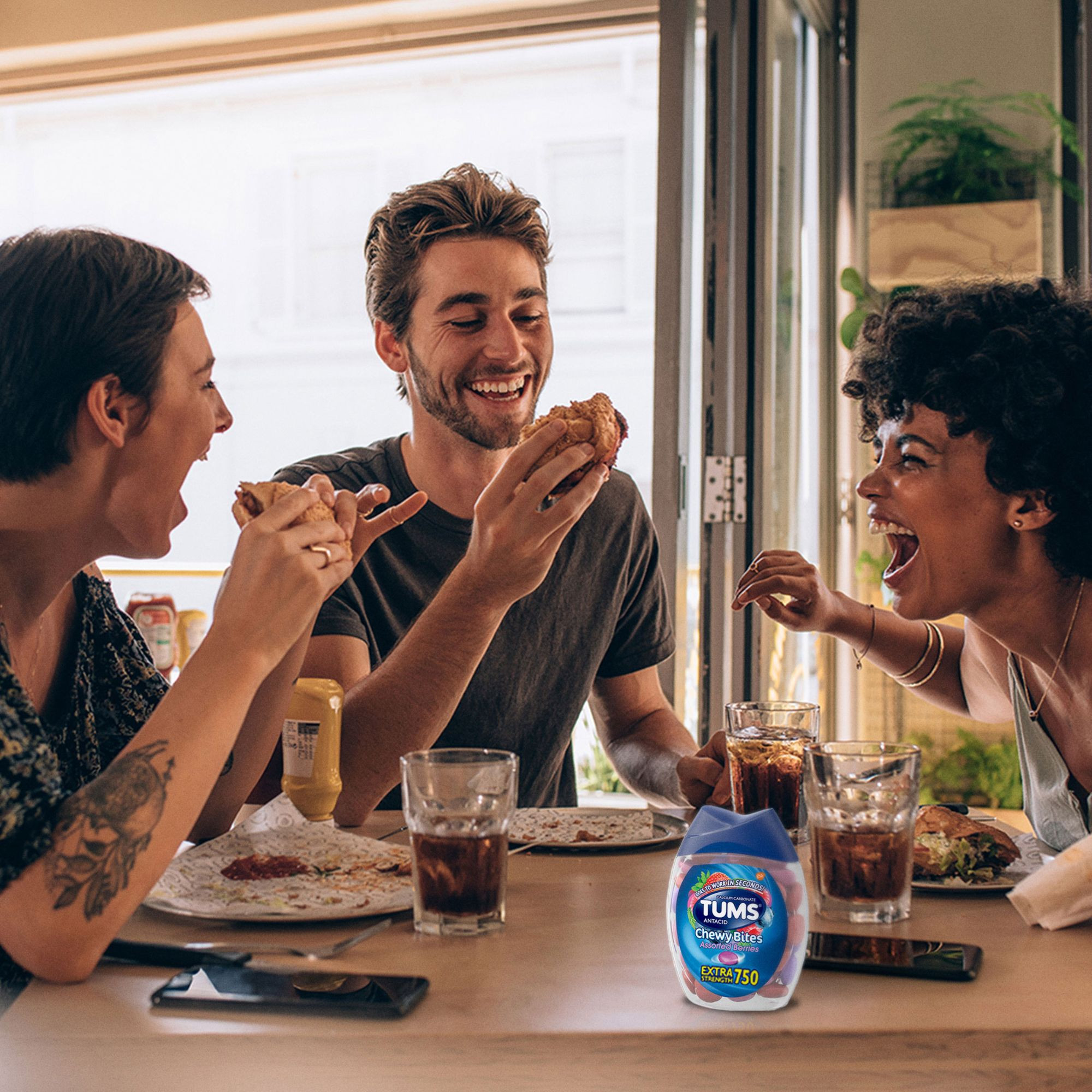 Tums Antiacid Chewy Bites Extra Strength