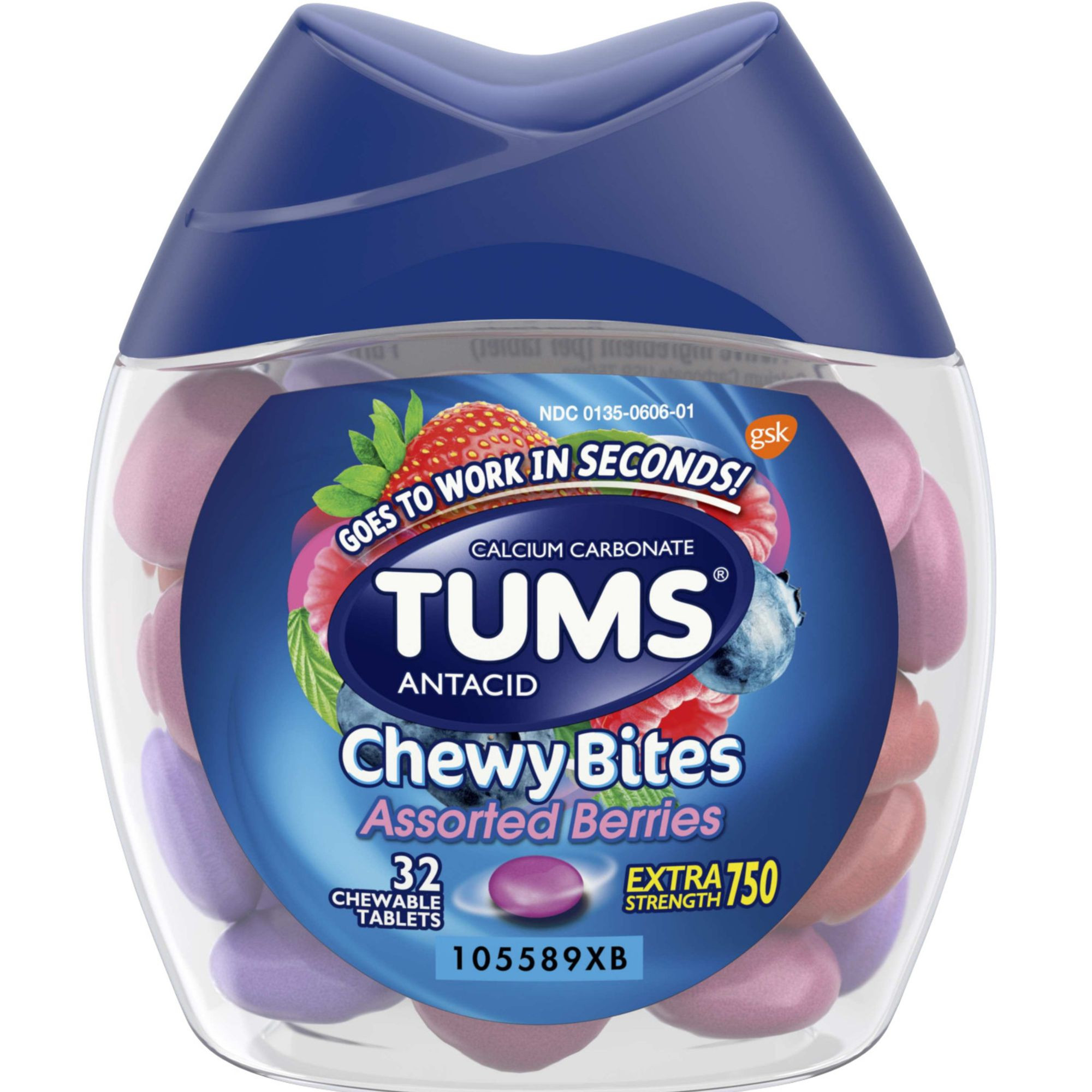 Tums Antiacid Chewy Bites Extra Strength