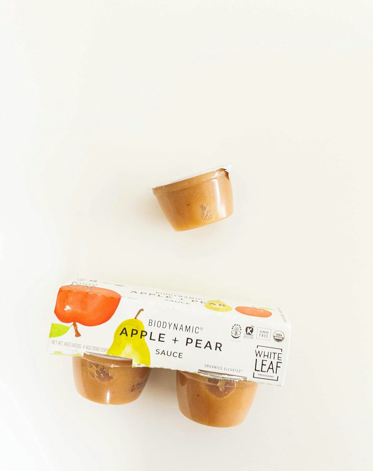 White Leaf Provisions Biodynamic Apple and Pear Sauce