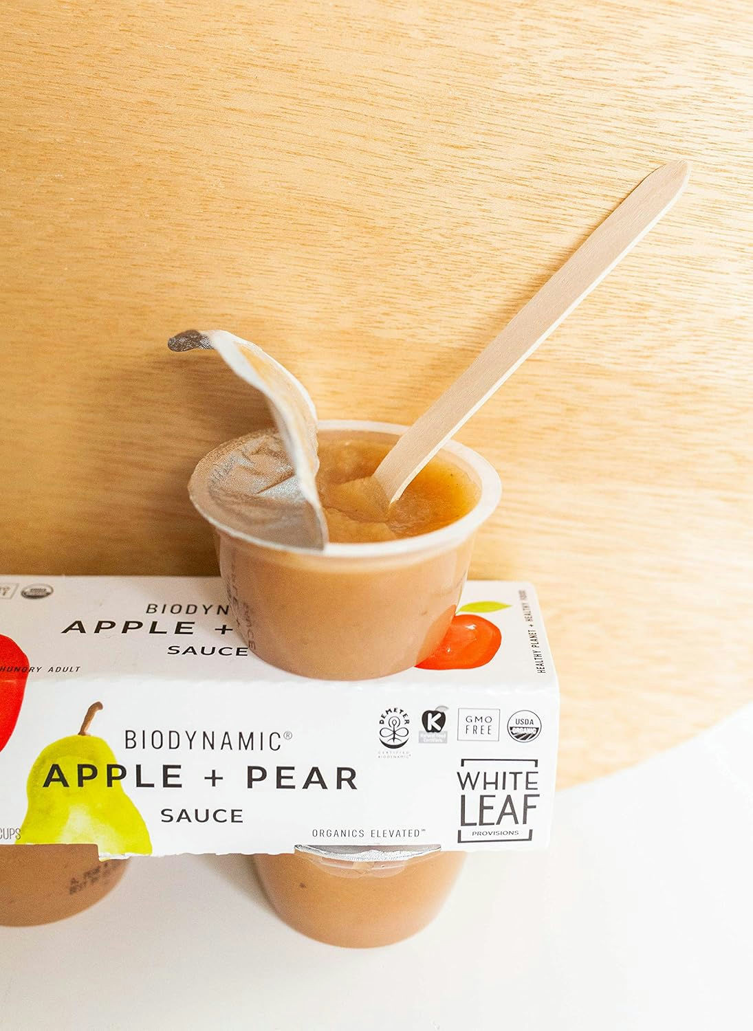 White Leaf Provisions Biodynamic Apple and Pear Sauce