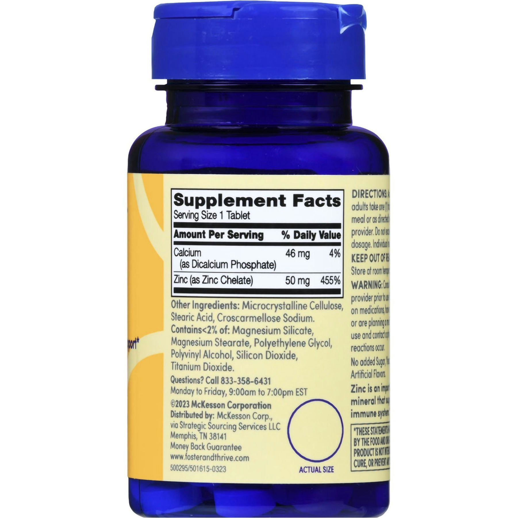 Foster & Thrive Chelated Zinc Mineral Supplement