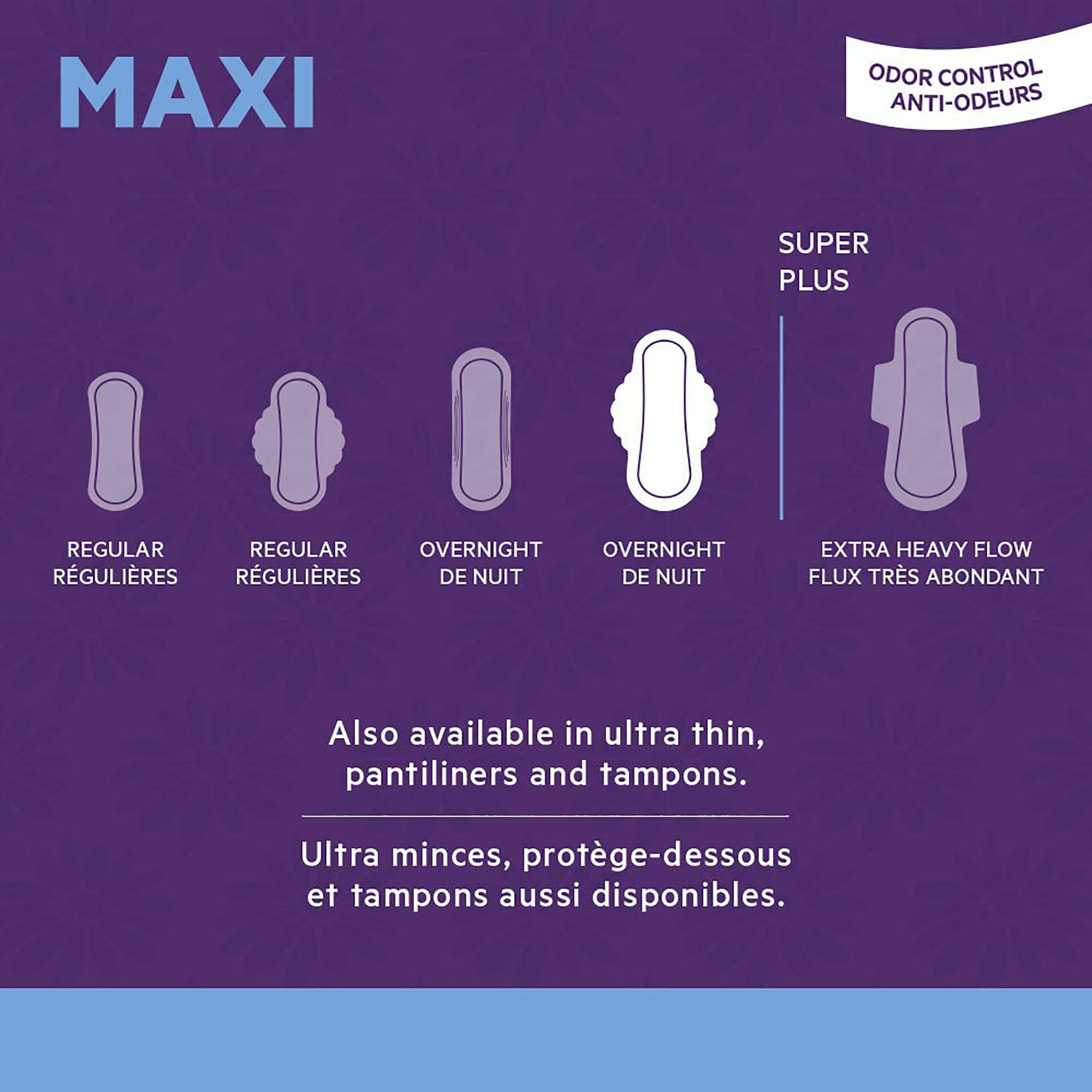 Prevail Incognito Maxi Pad with Wings, Overnight Absorbency