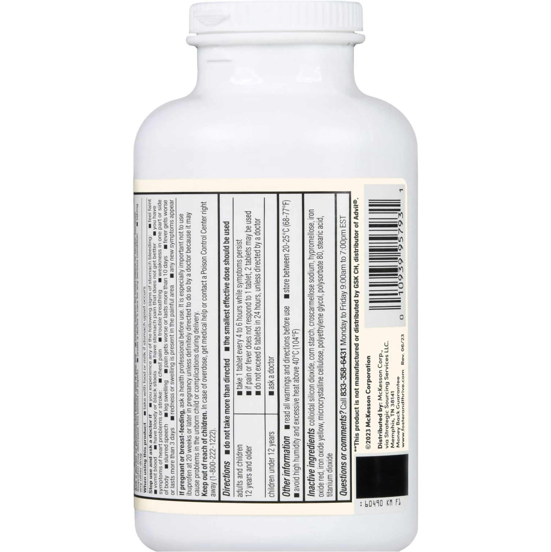 Foster & Thrive Ibuprofen Pain Reliever and Fever Reducer