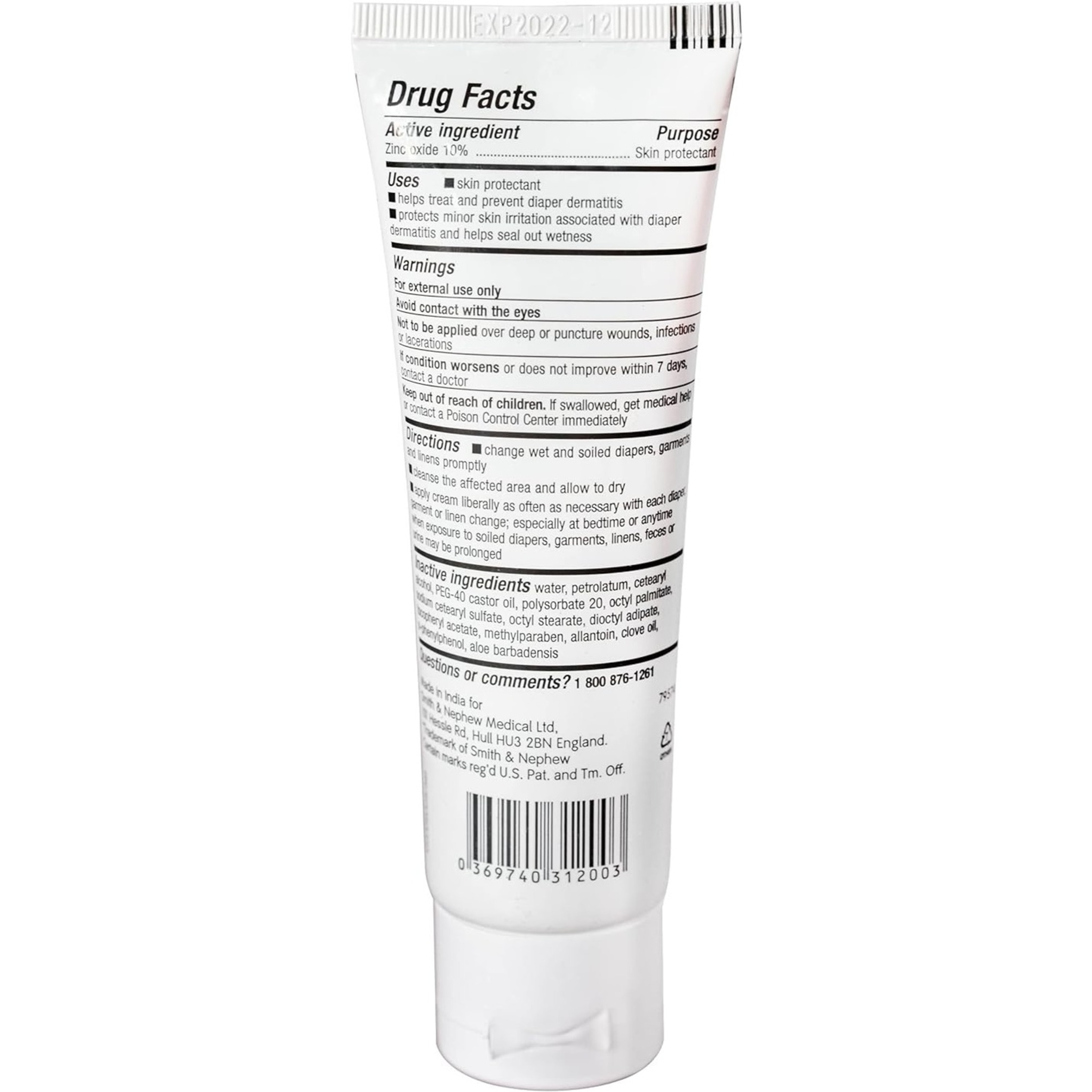 Smith & Nephew Secura Skin Protectant Cream