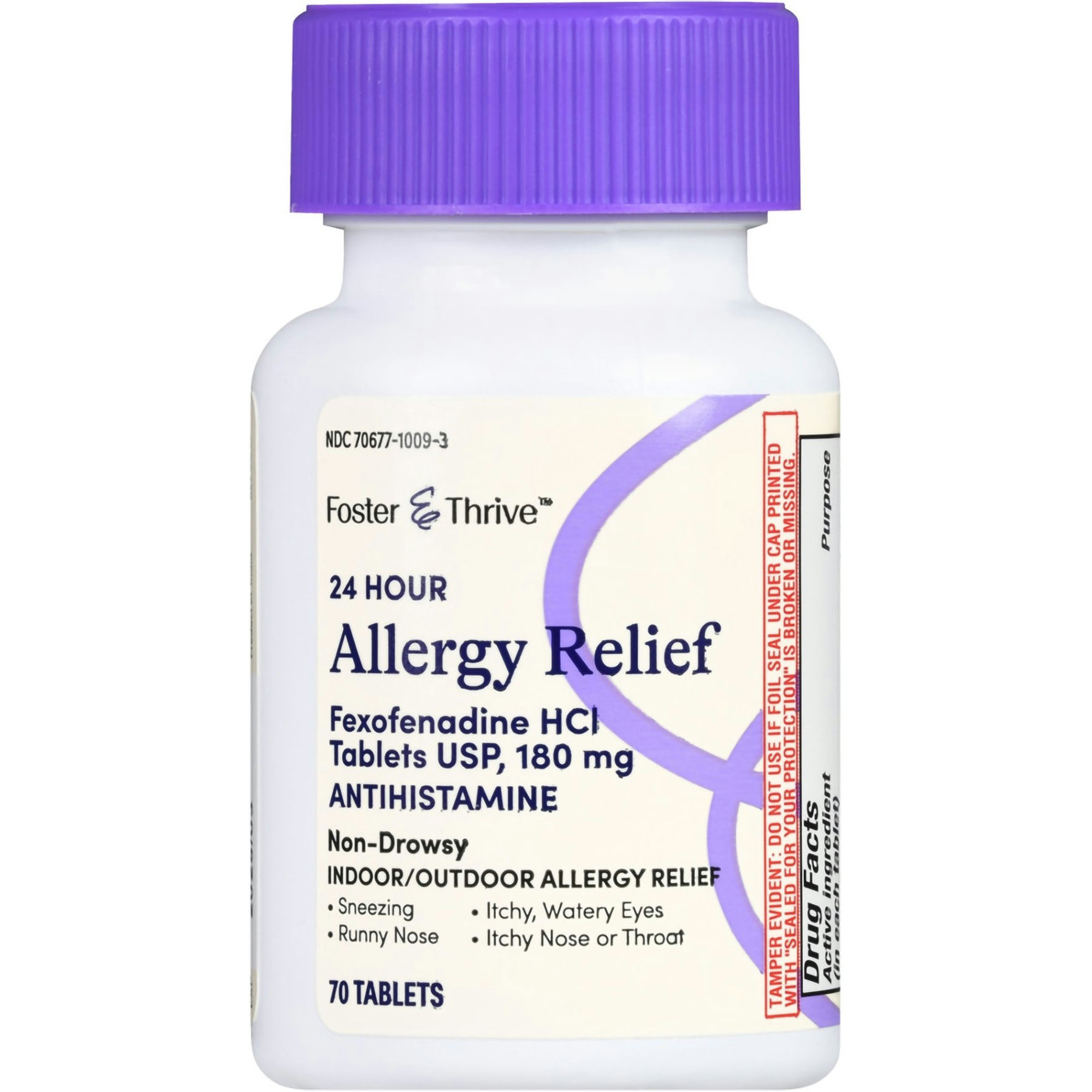 Foster & Thrive 24 Hour Non-Drowsy Allergy Relief Tablets