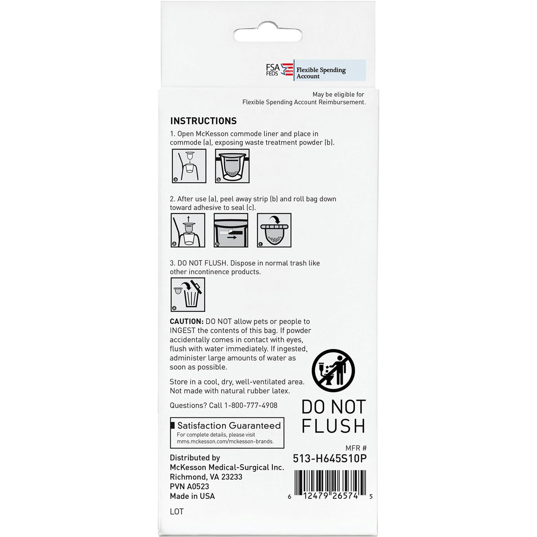 Mckesson Commode Liners