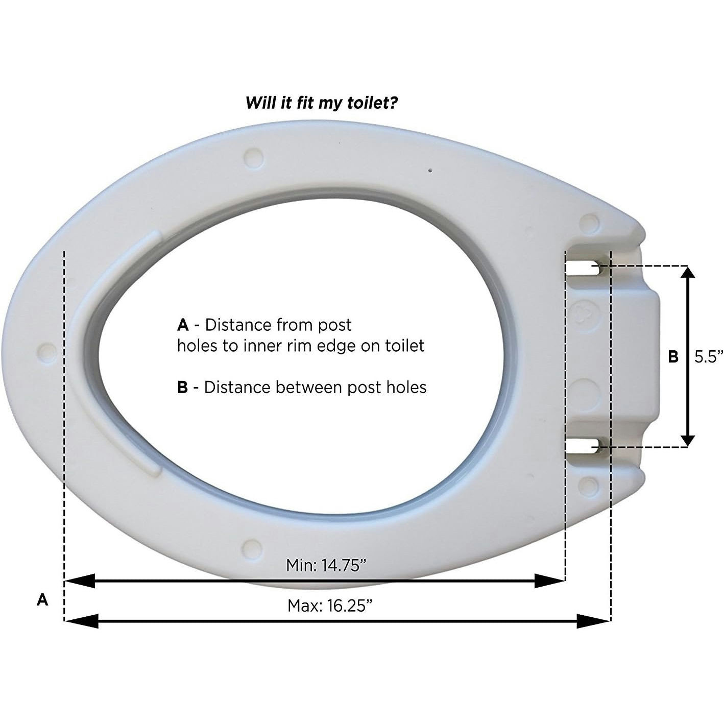 Nova Toilet Seat Riser