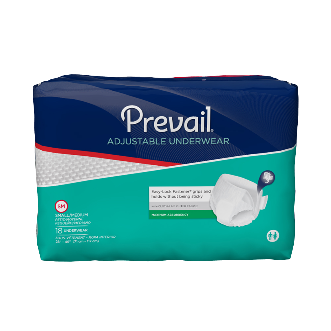 Prevail Adjustable Pull-Up Underwear, Maximum