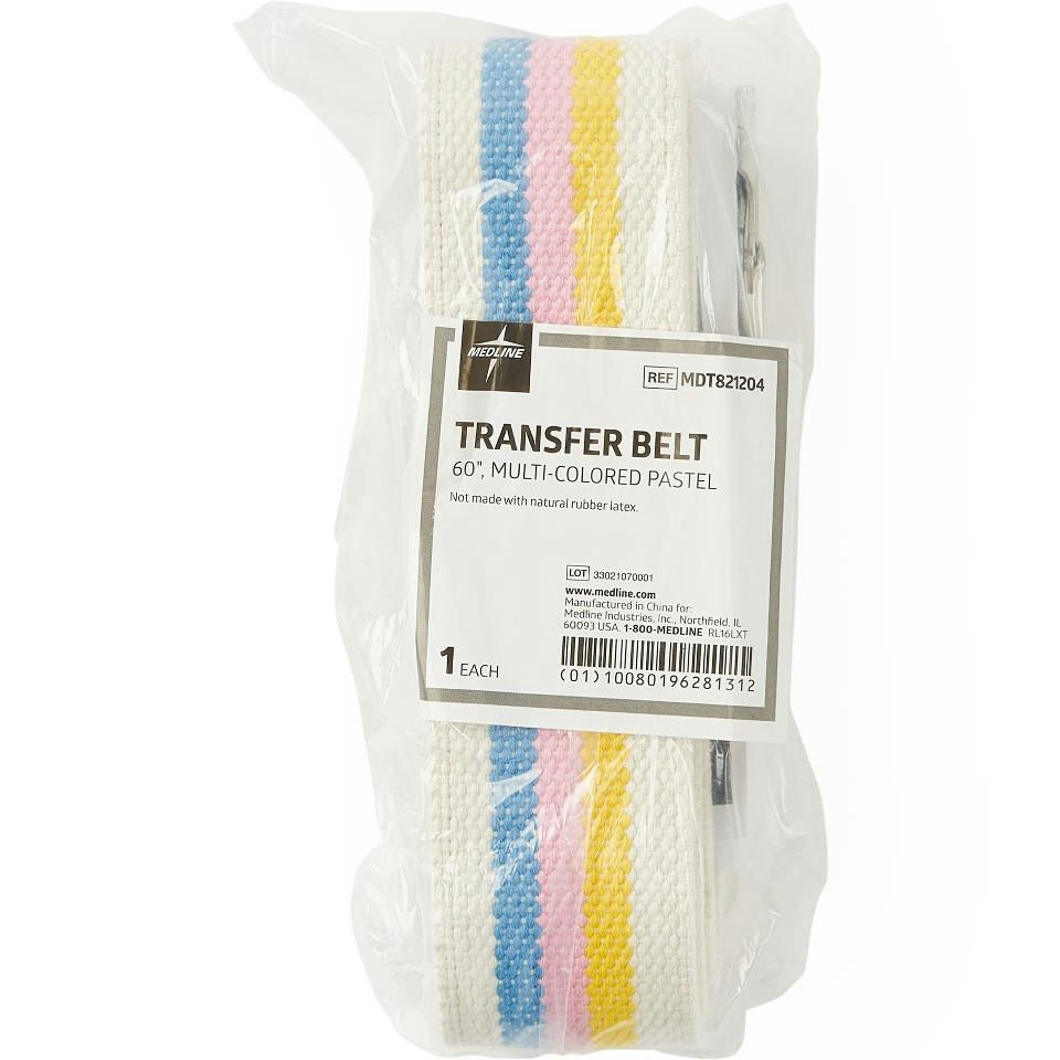 Medline Washable Cotton Gait Belts