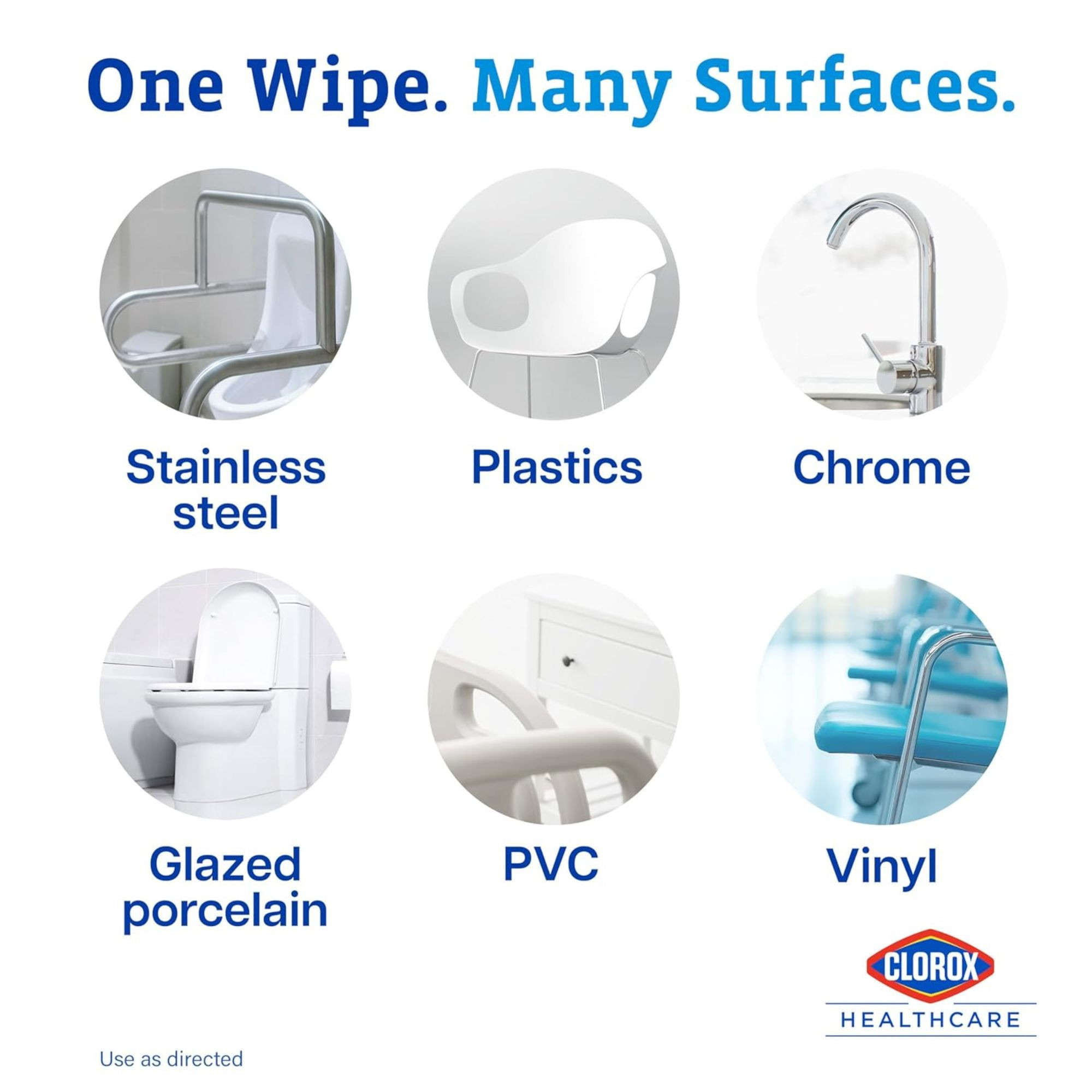 Clorox Healthcare VersaSure Alcohol Free Cleaner Disinfectant Wipes