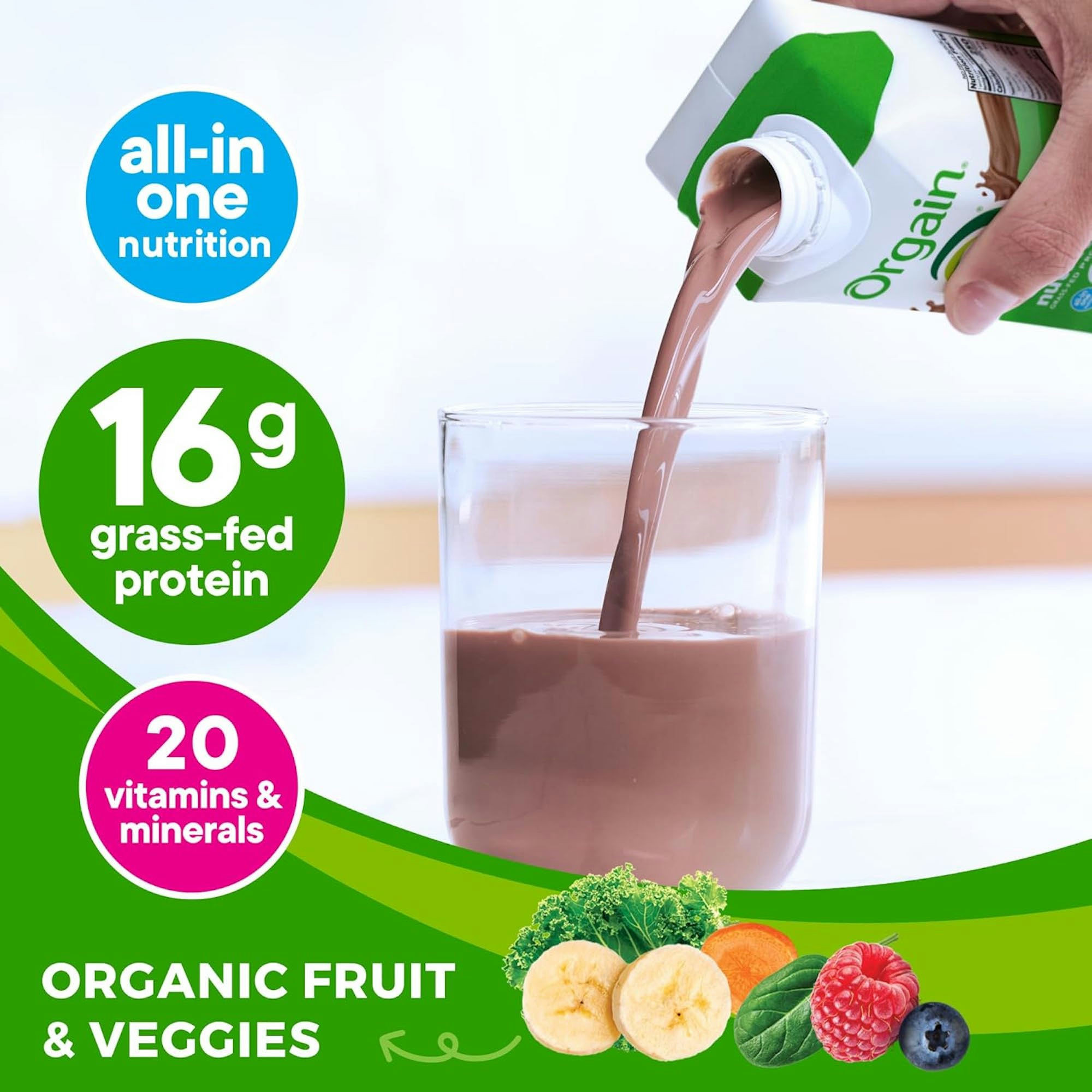 Orgain Organic Grass-Fed Nutritional Shake