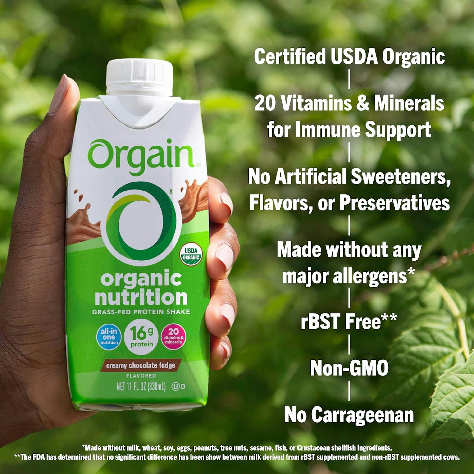 Orgain Organic Grass-Fed Nutritional Shake