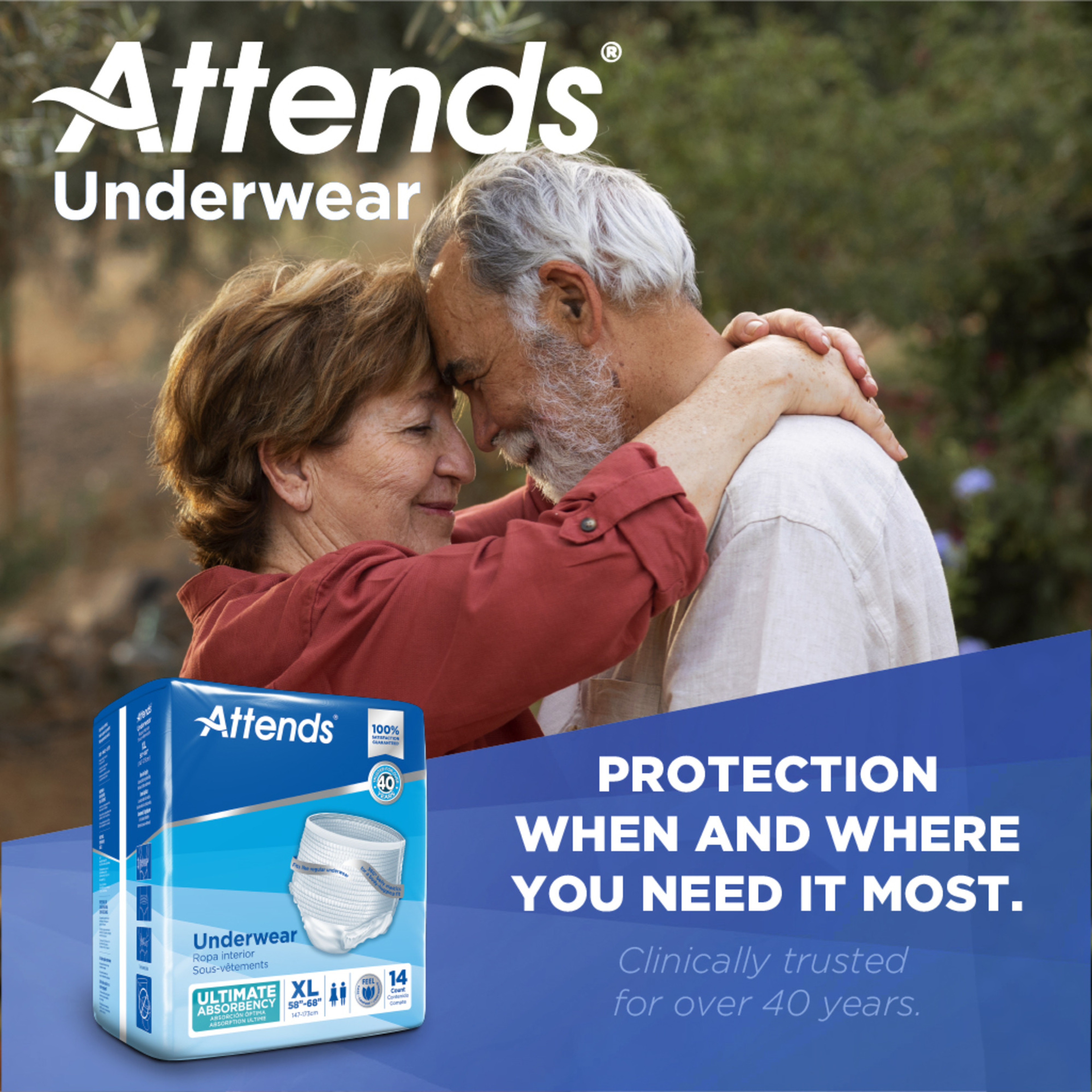 Attends Advanced Pull-Up Underwear, Heavy