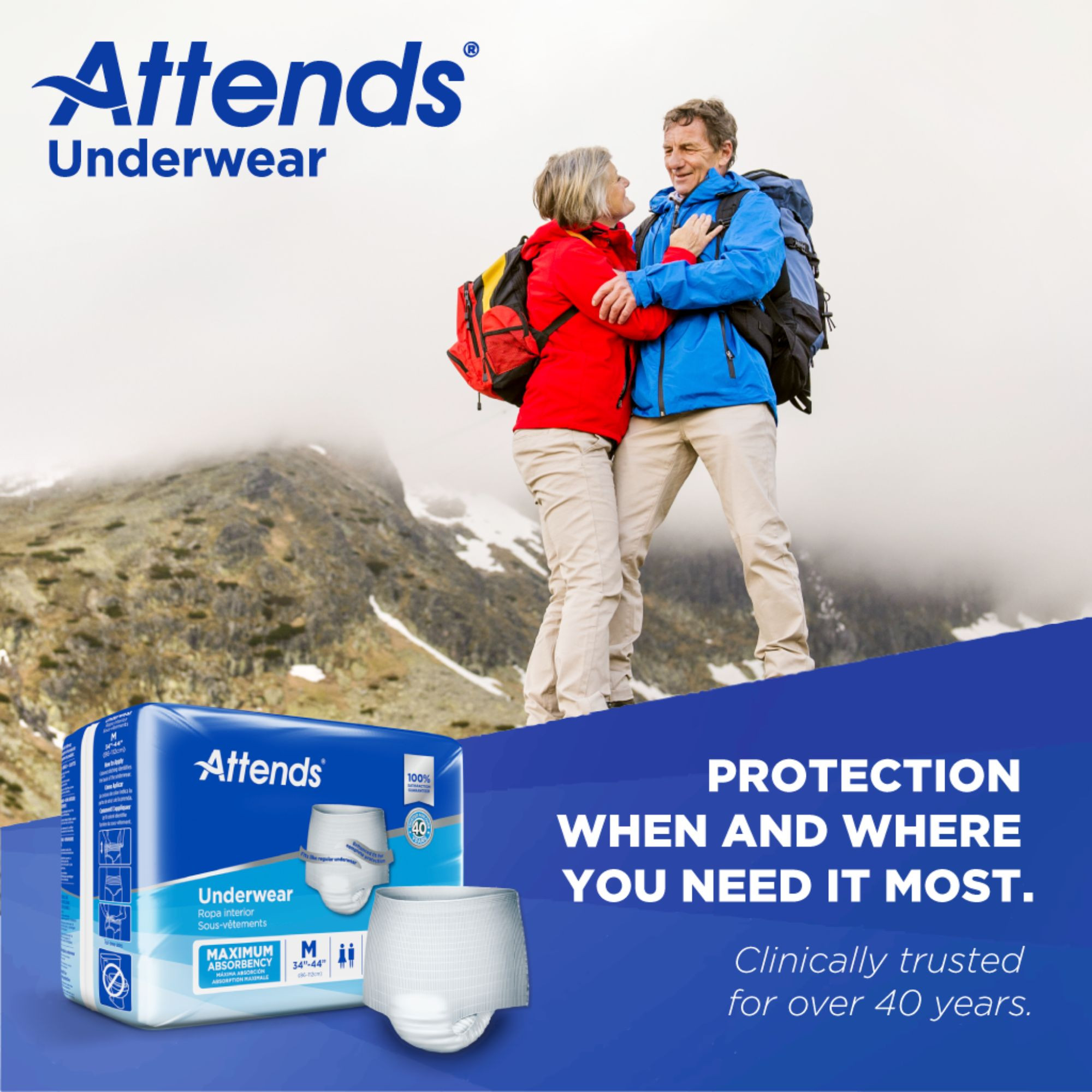 Attends Advanced Pull-Up Underwear, Heavy