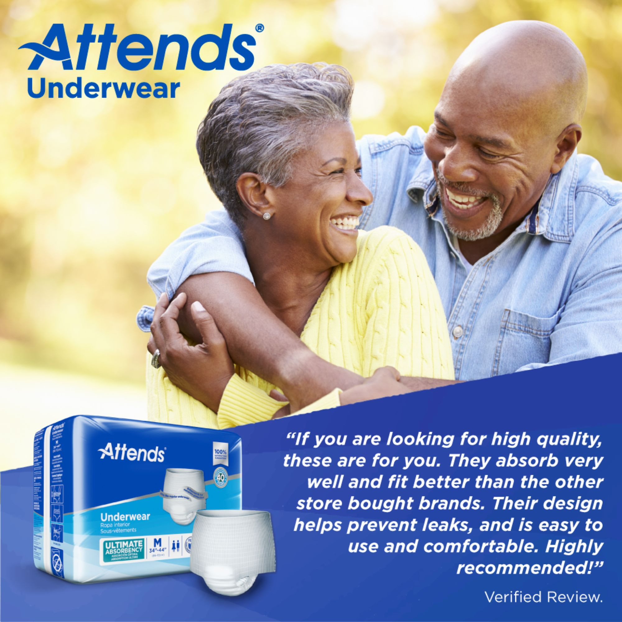 Attends Advanced Pull-Up Underwear, Heavy