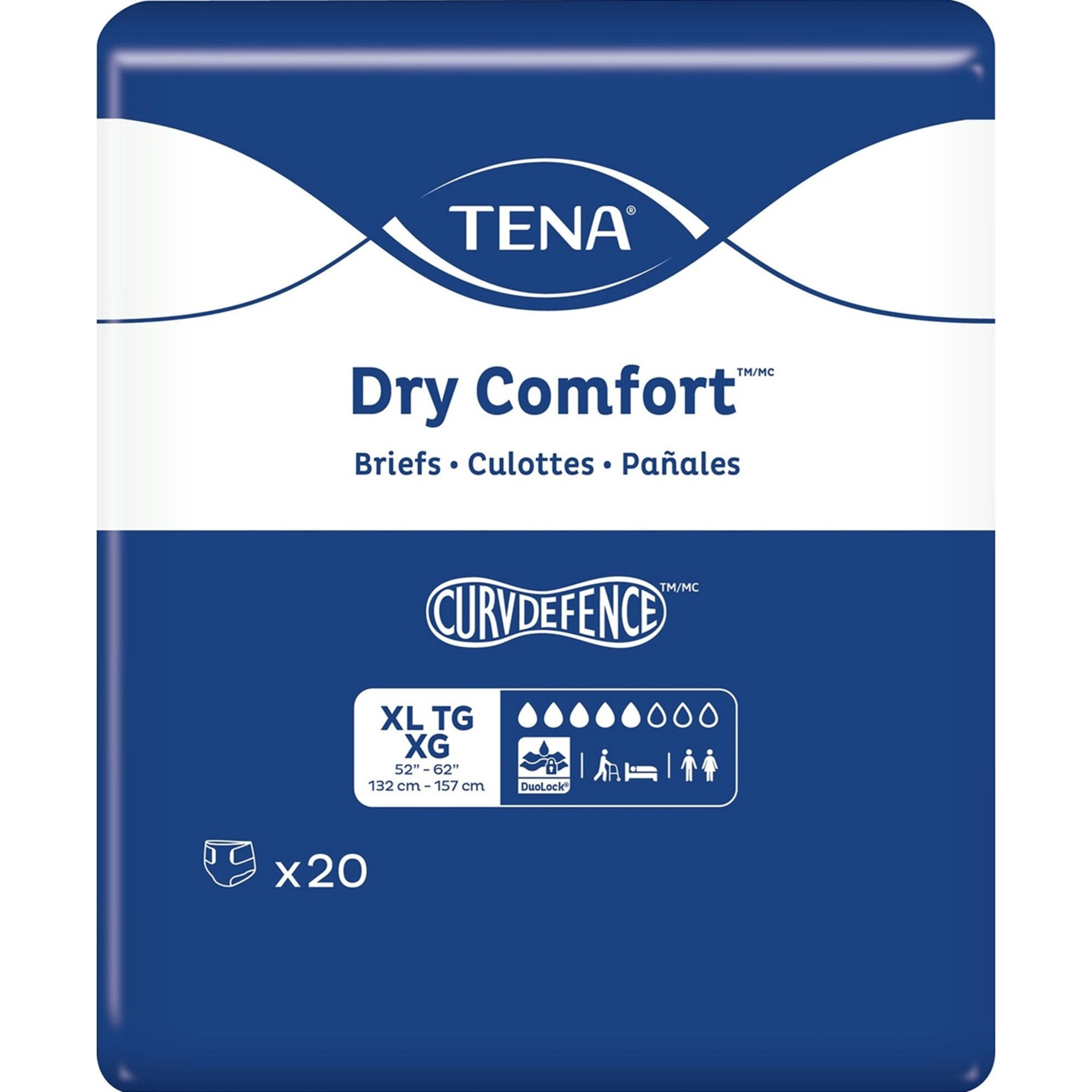 TENA Dry Comfort Incontinence Briefs