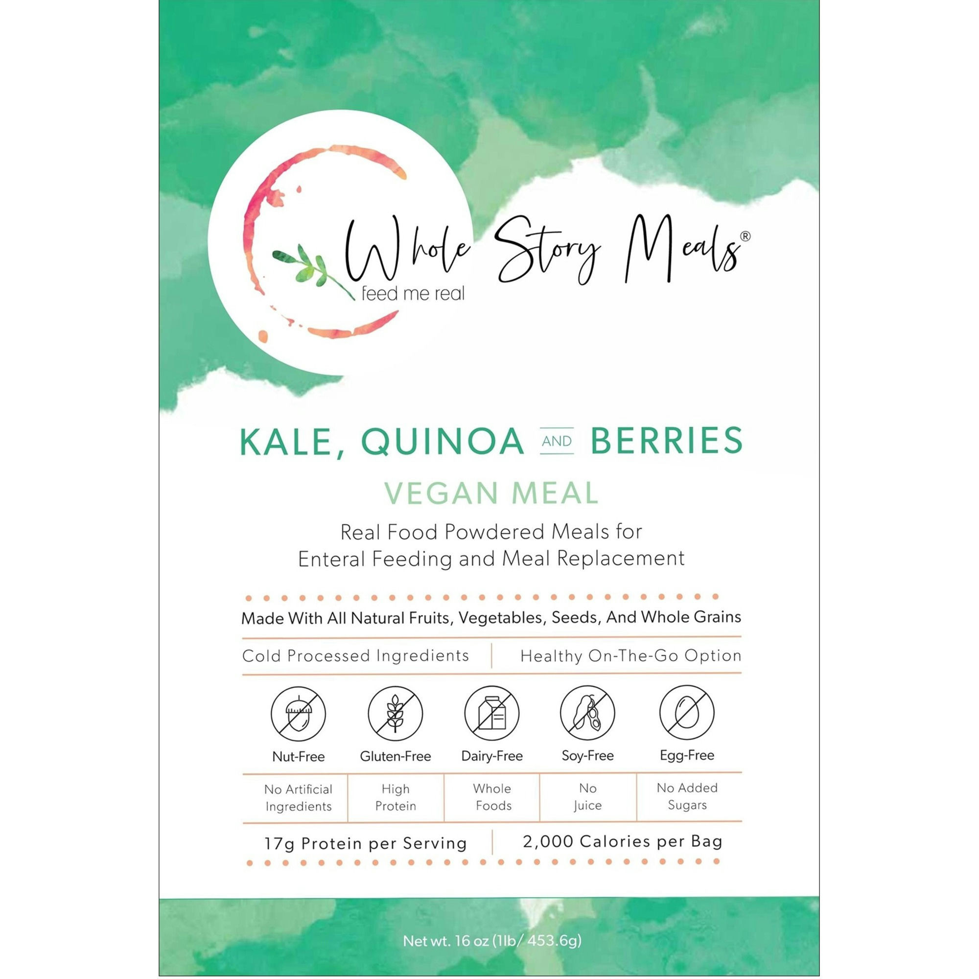 Whole Story Meals Powdered Meal Replacement and Enteral Feeding