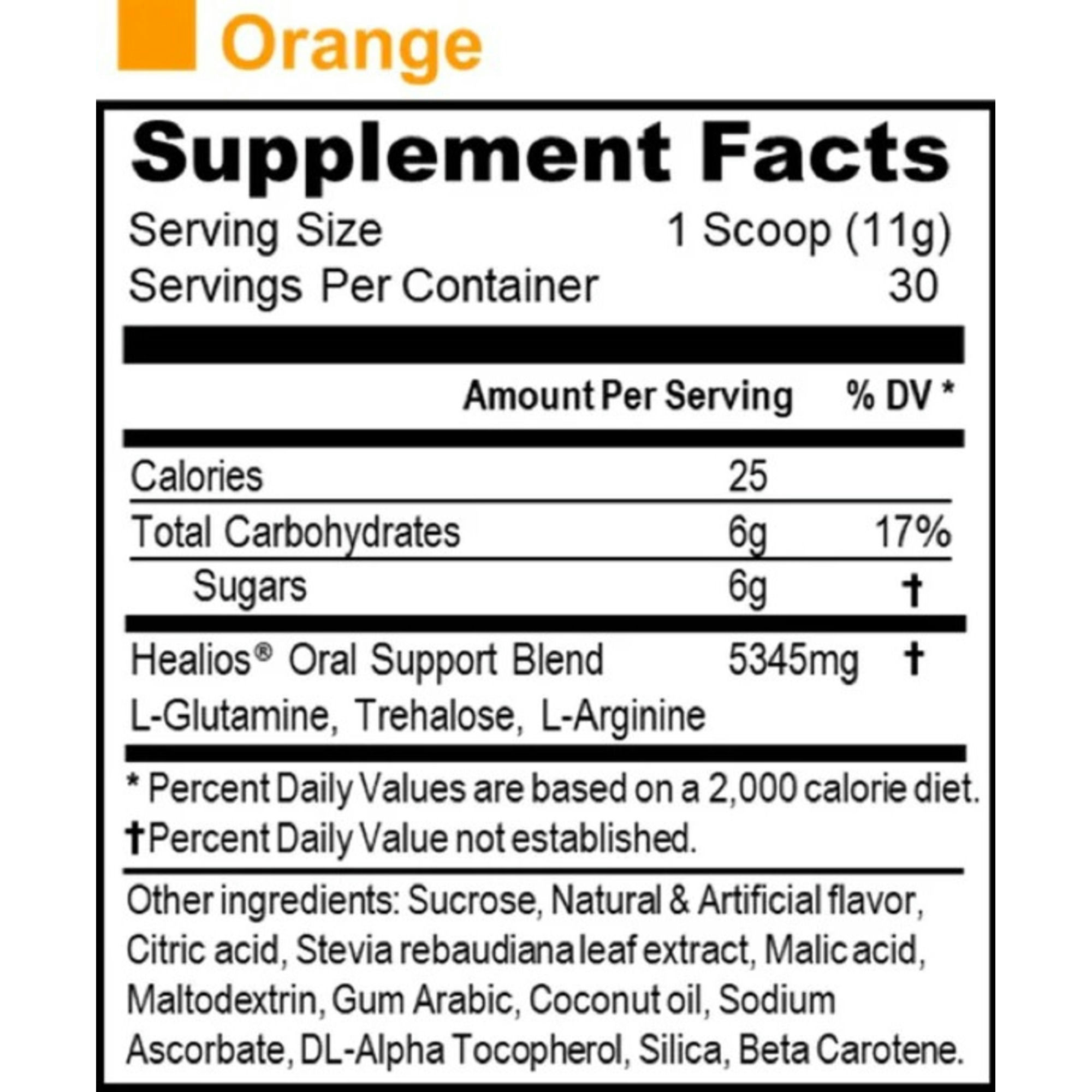 Healios Oral Health and Dietary Supplement Powder