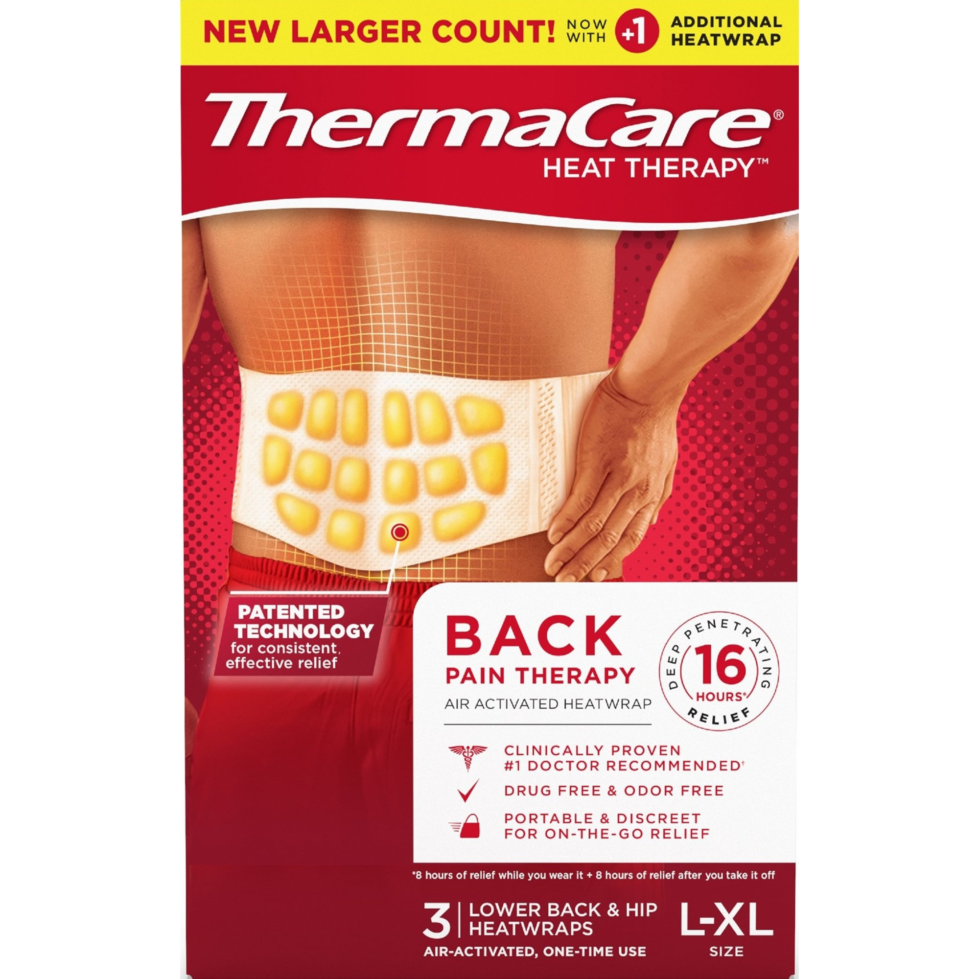 ThermaCare HeatWraps Advanced Back Therapy
