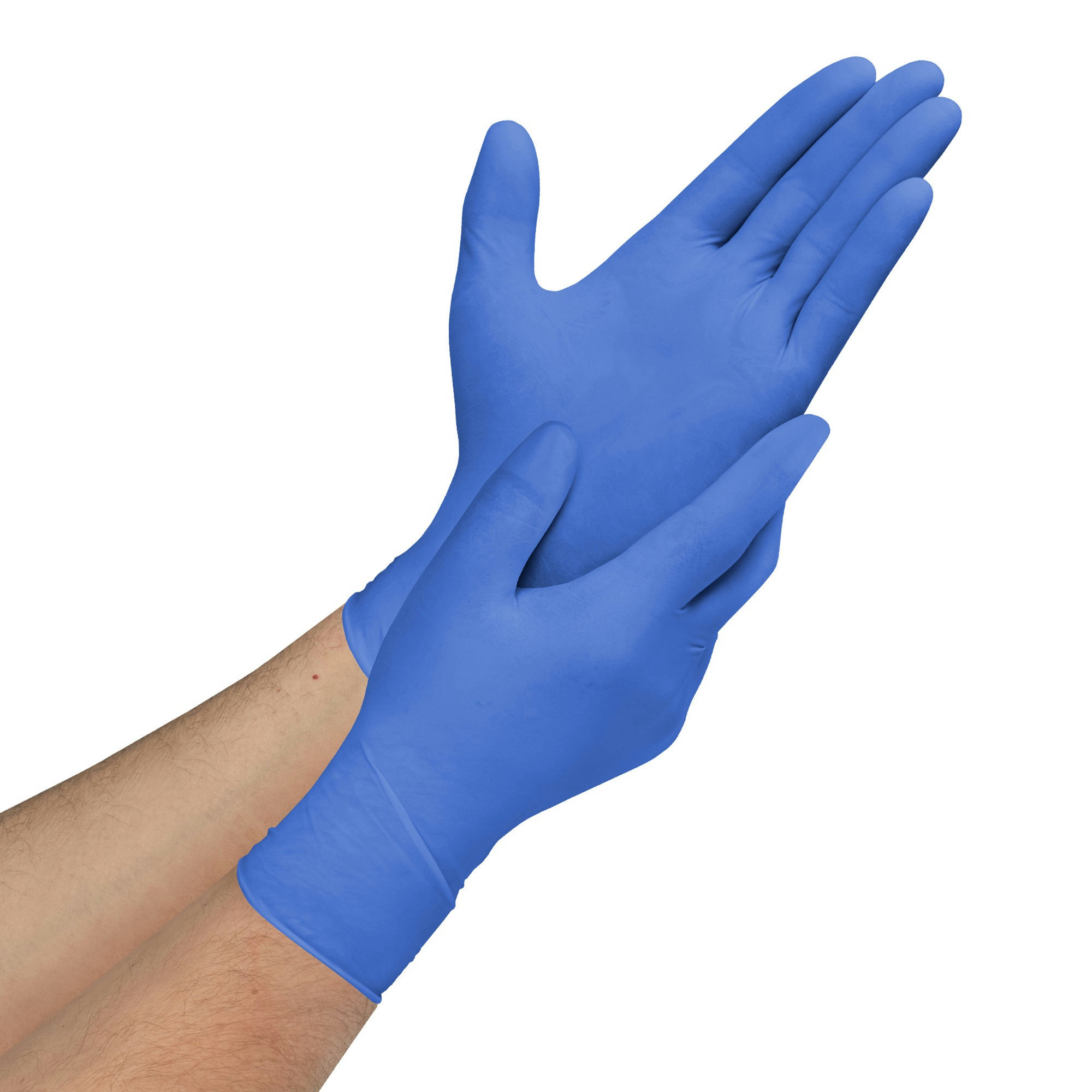CareStock Blue Nitrile Exam Gloves