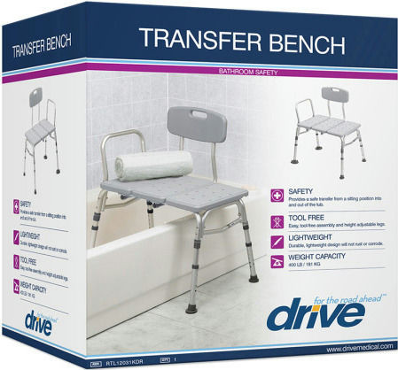 Drive Three Piece Transfer Bench