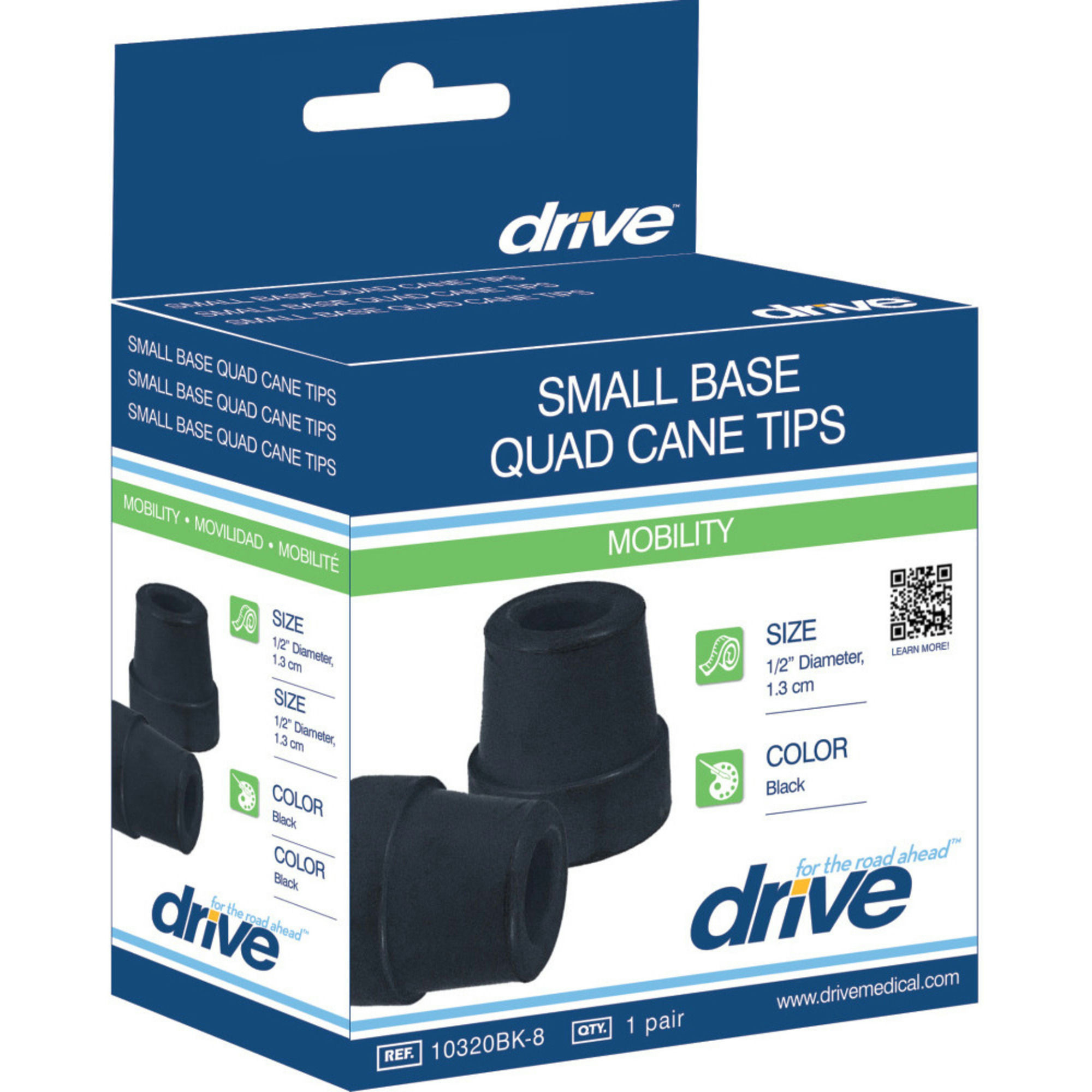 Drive Small Base Quad Cane Tips
