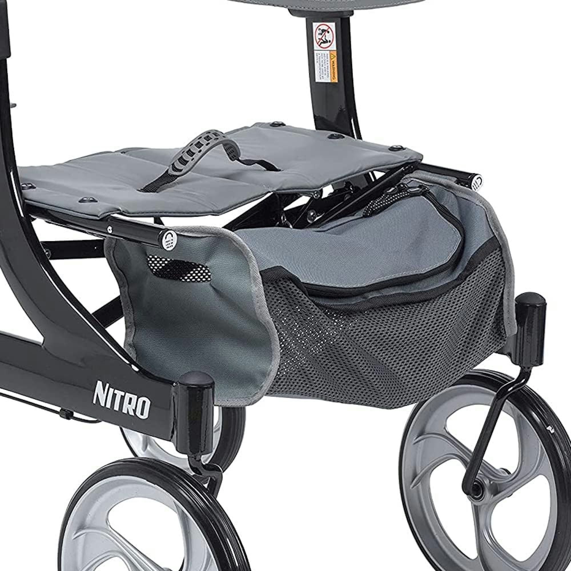 Drive Nitro Aluminum Hemi-Height Rollator